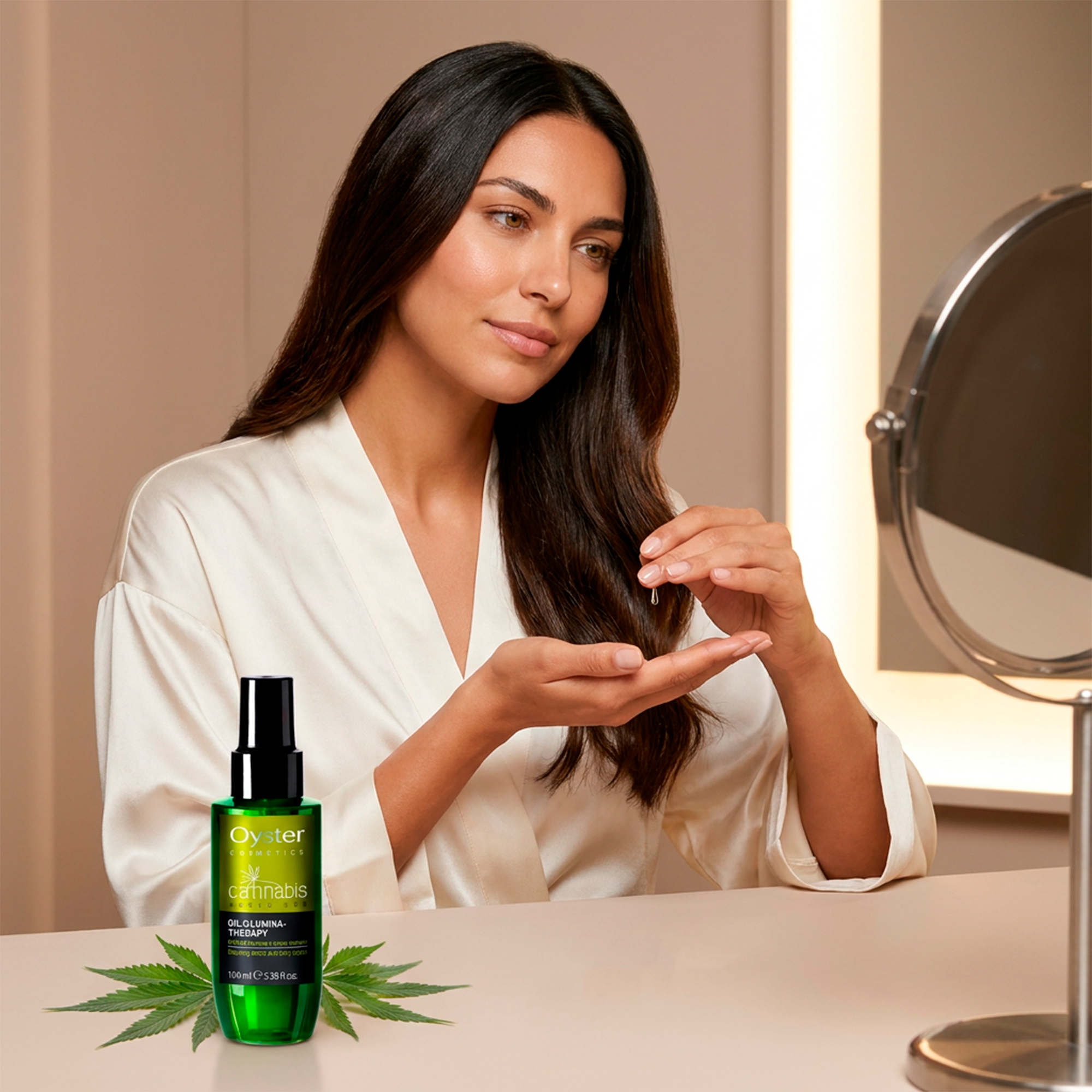 Oyster Cosmetics Cannabis Green Lab Oil Illumina Therapy 100 ml