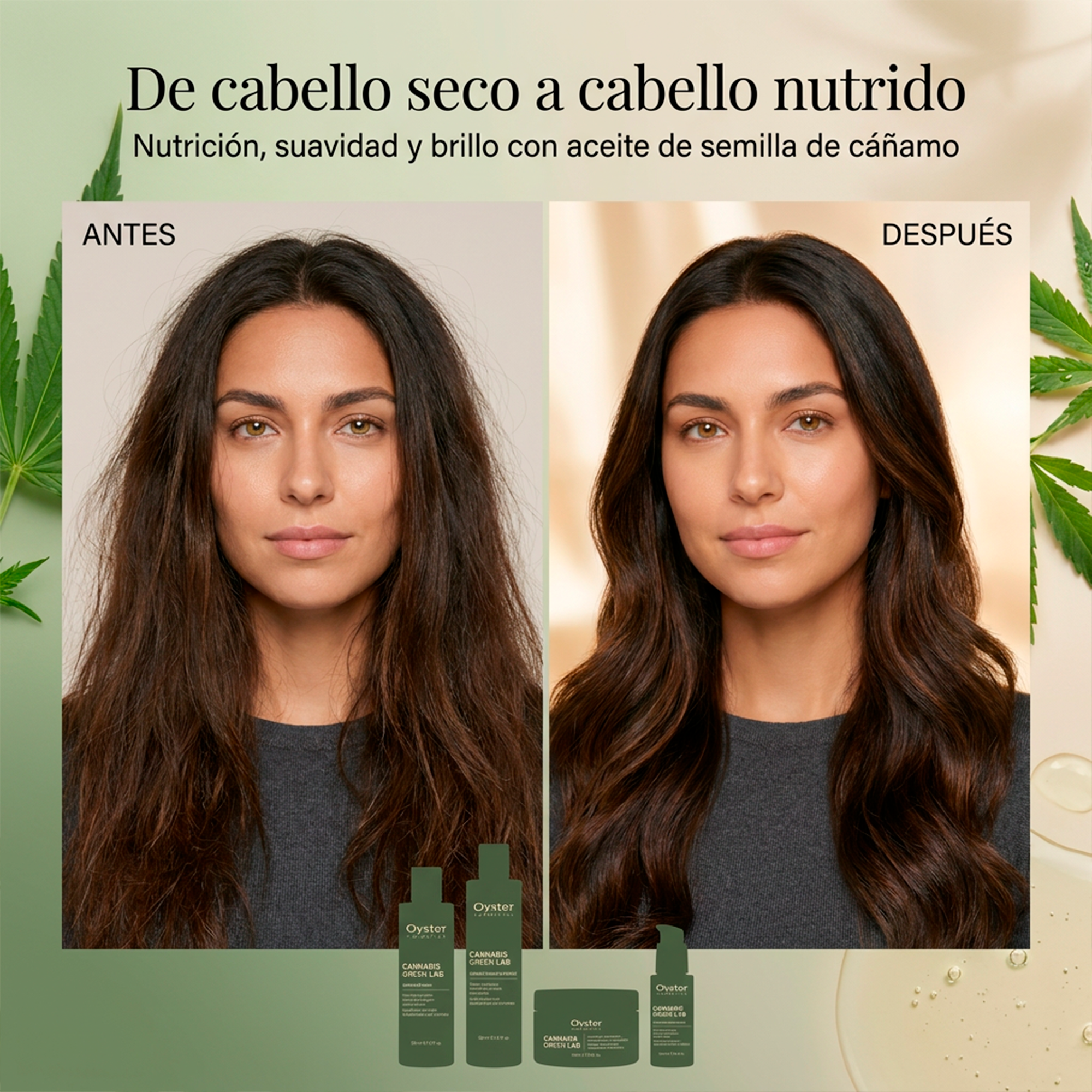 Oyster Cosmetics Cannabis Green Lab Shampoo Sensi-Relax