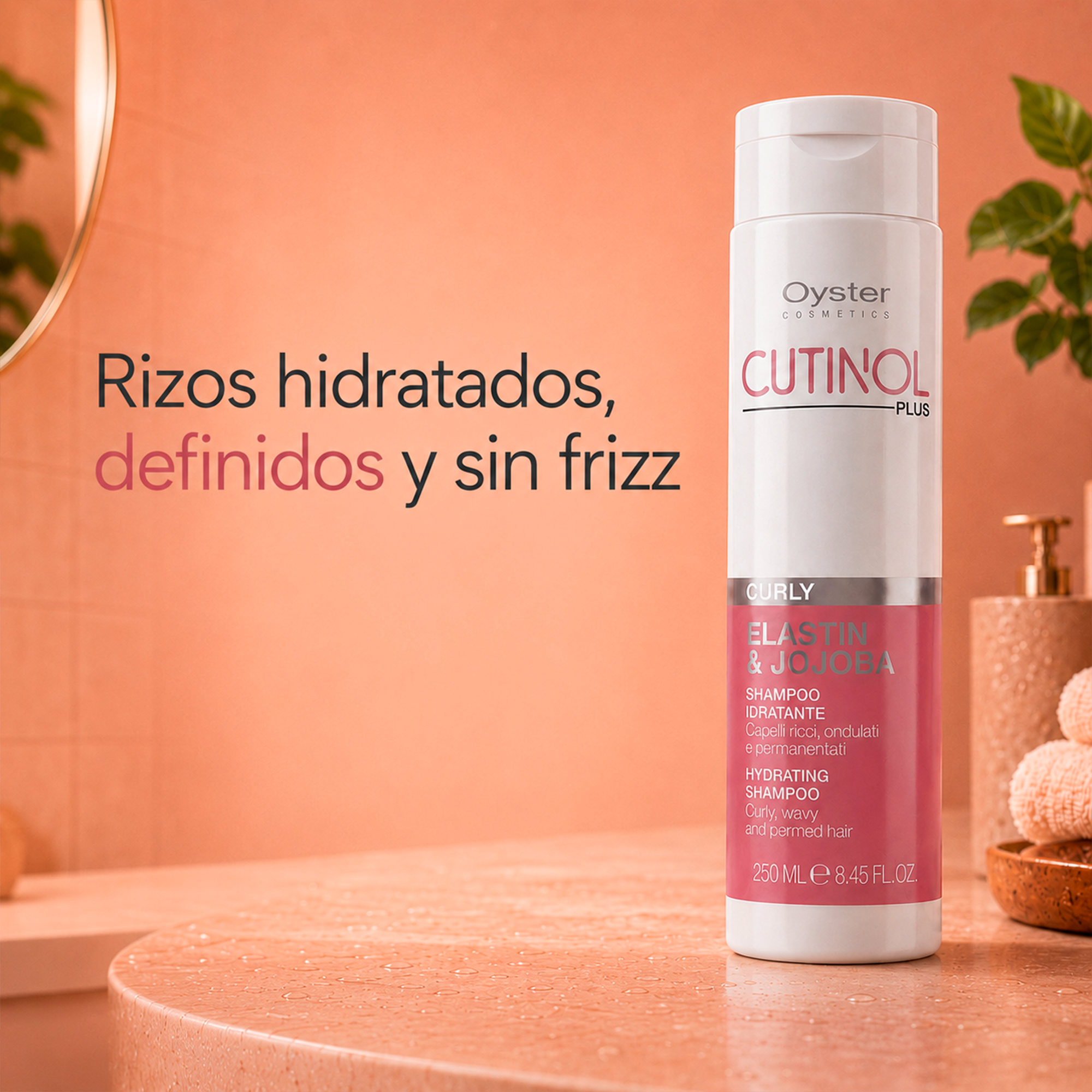 Oyster Cosmetics Cutinol Plus Curly Shampoo