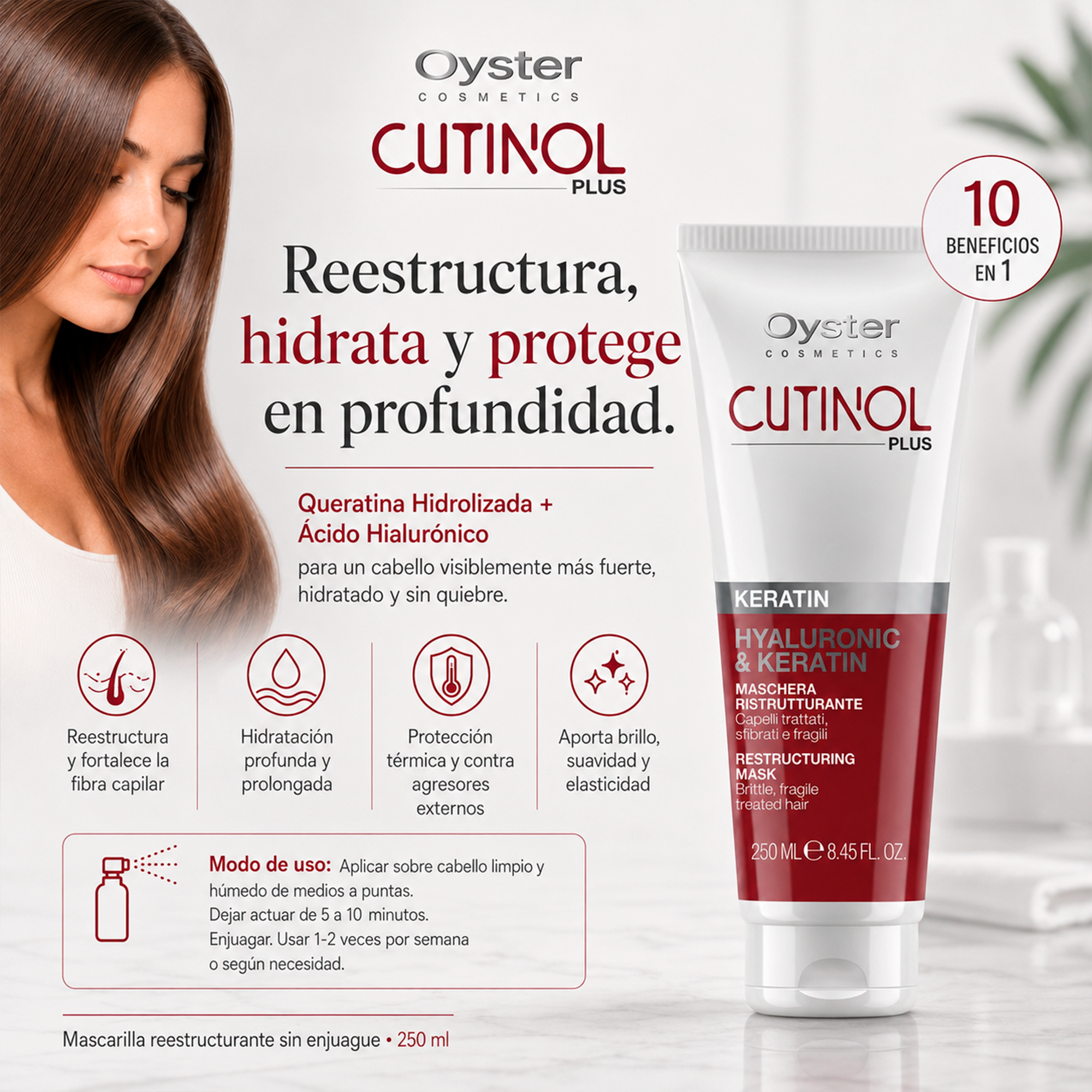 Oyster Cosmetics Cutinol Plus Keratin Mask