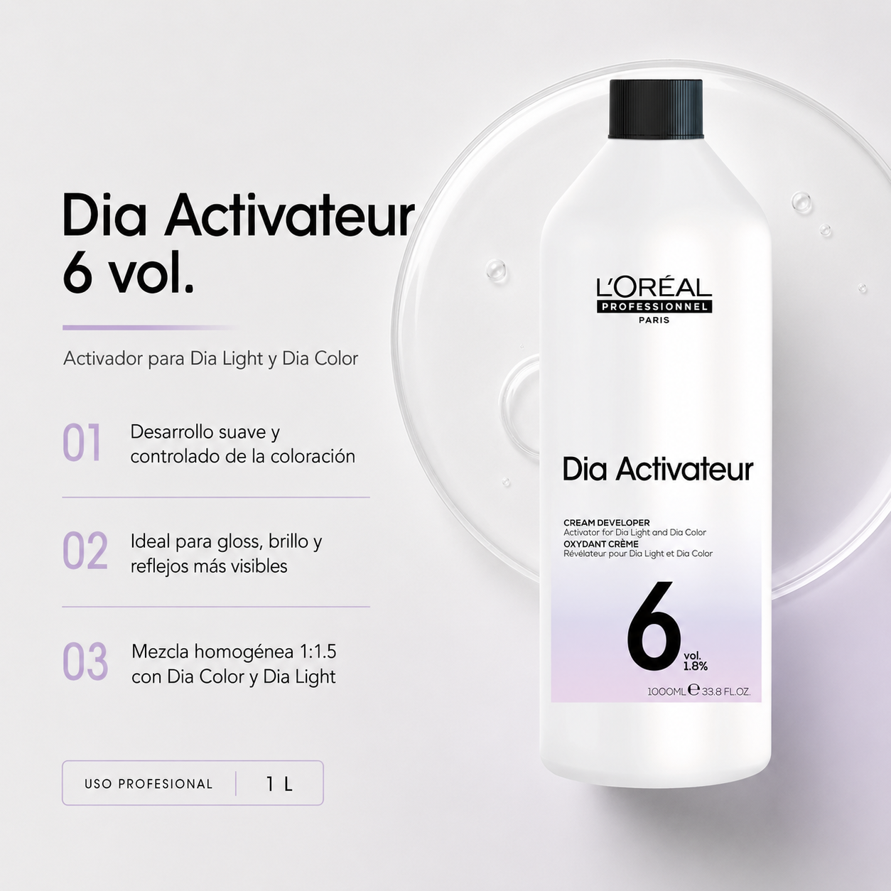 L'Oréal Professionnel Dia Activateur 6 Vol 1 L