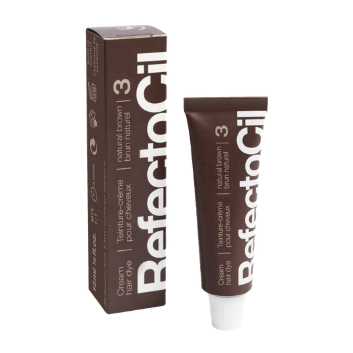 REFECTOCIL NATURAL BROWN # 3 TINTE PARA PESTAÑAS Y CEJAS