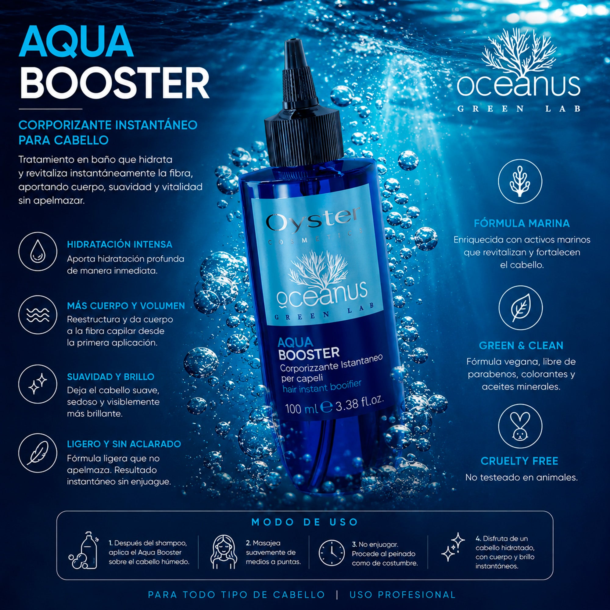 Oyster Cosmetics Oceanus Green Lab Aqua Booster 100 ml
