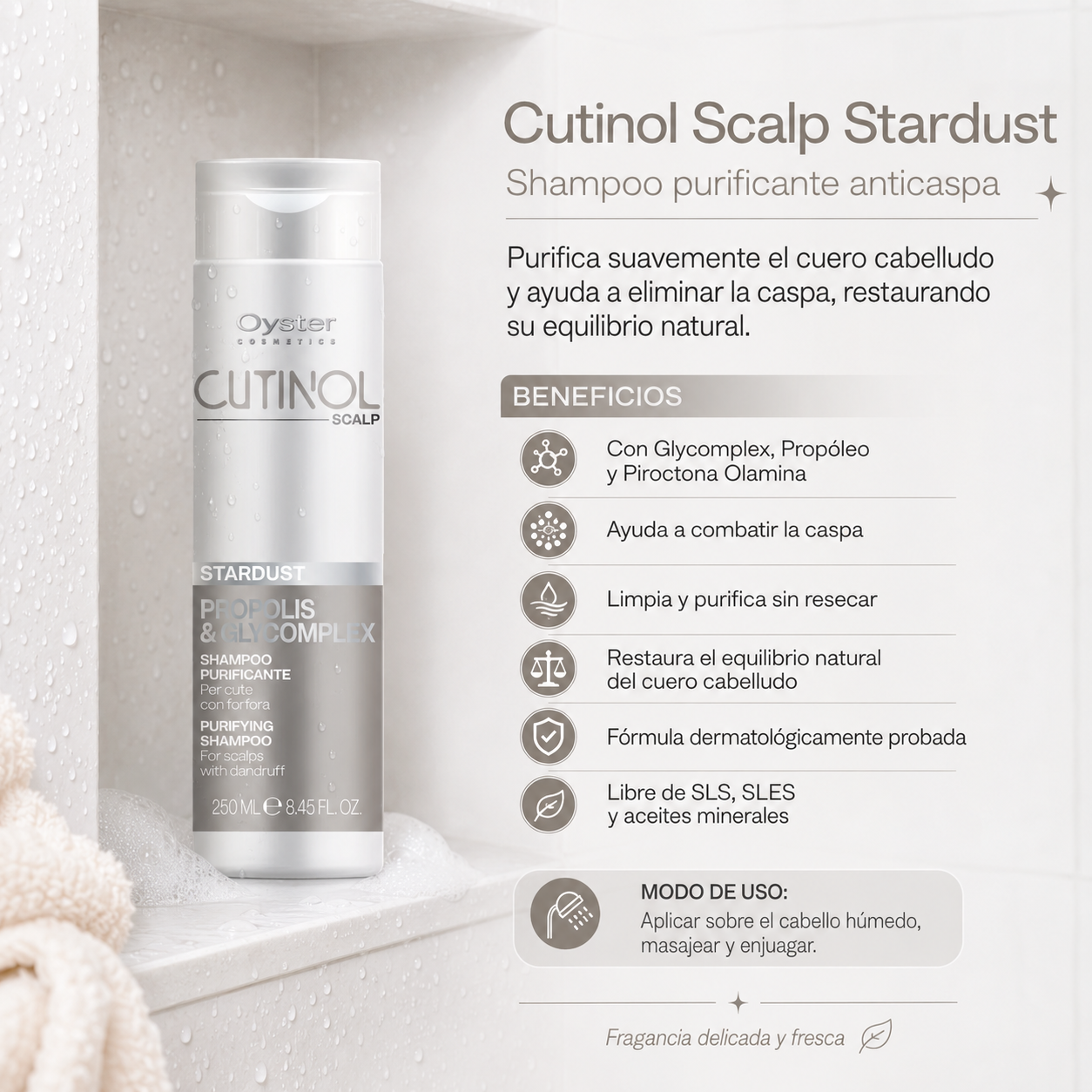 Oyster Cosmetics Cutinol Scalp Stardust Shampoo