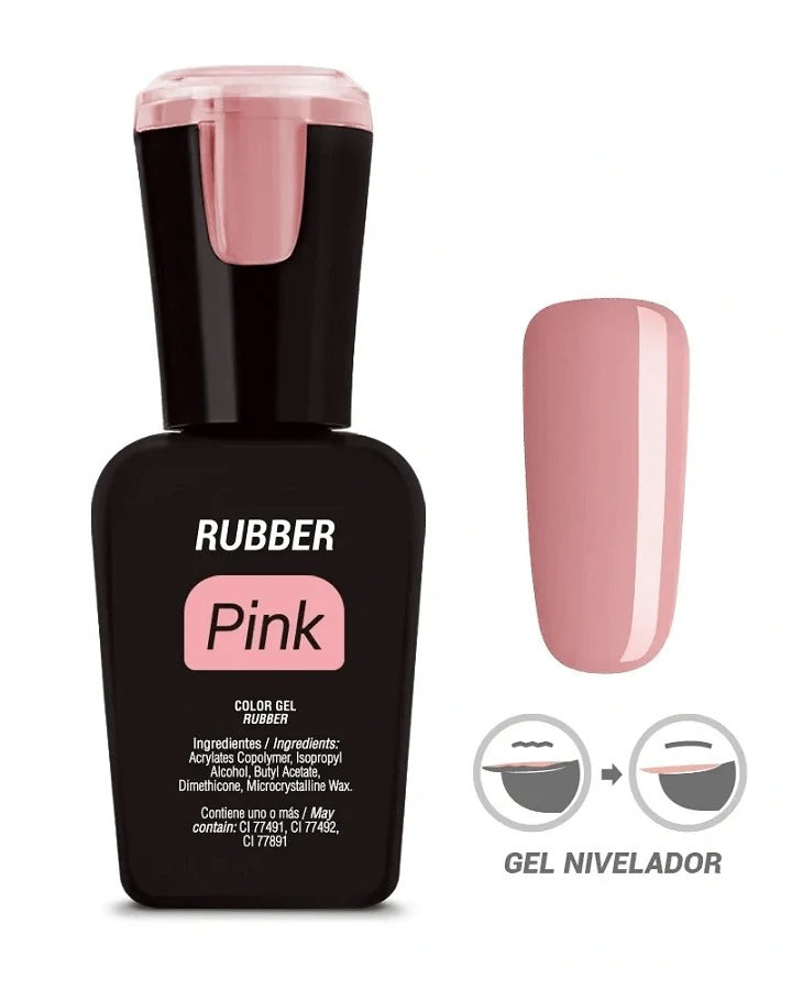 COLOR GEL RUBBER 15 ML - ORGANIC NAILS