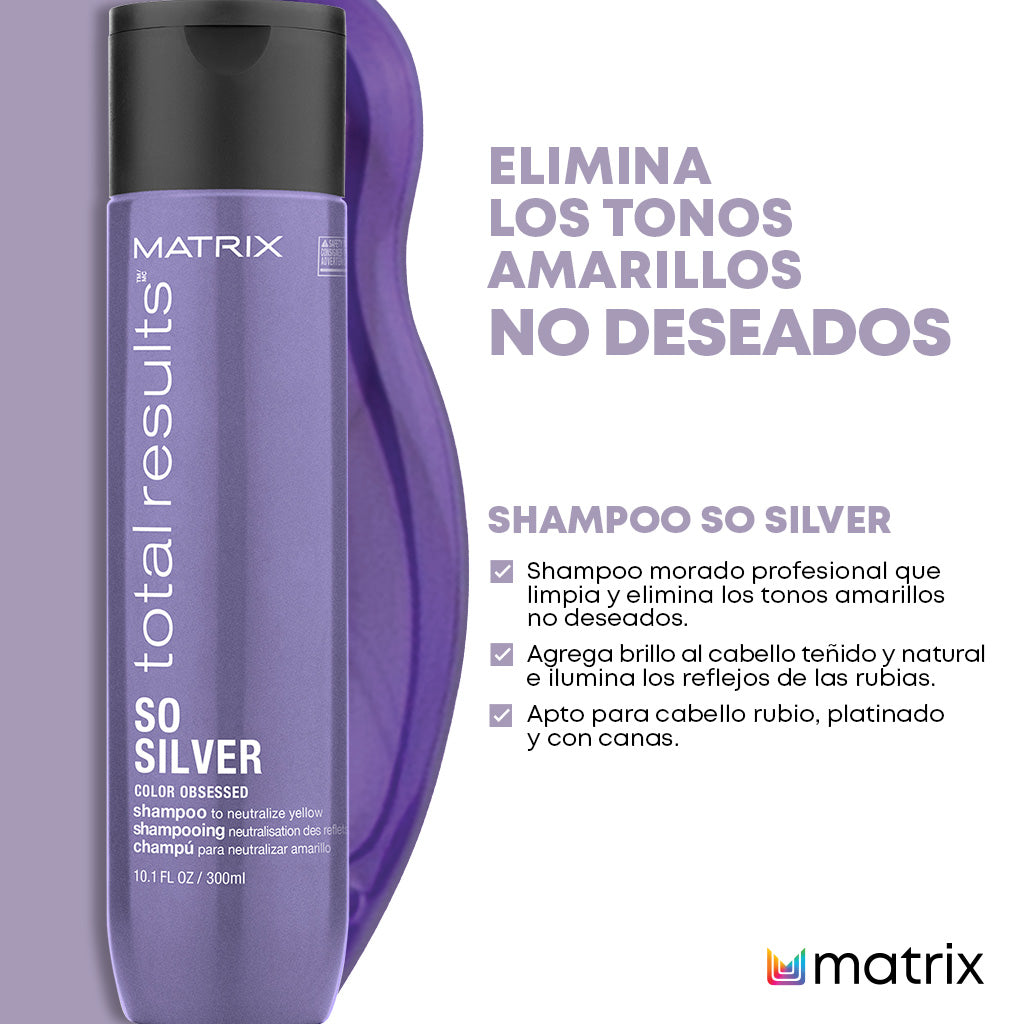 Matrix Total Results Color Obsessed So Silver Shampoo