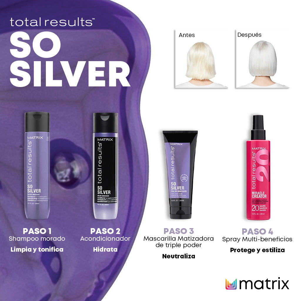Matrix Total Results Color Obsessed So Silver Shampoo