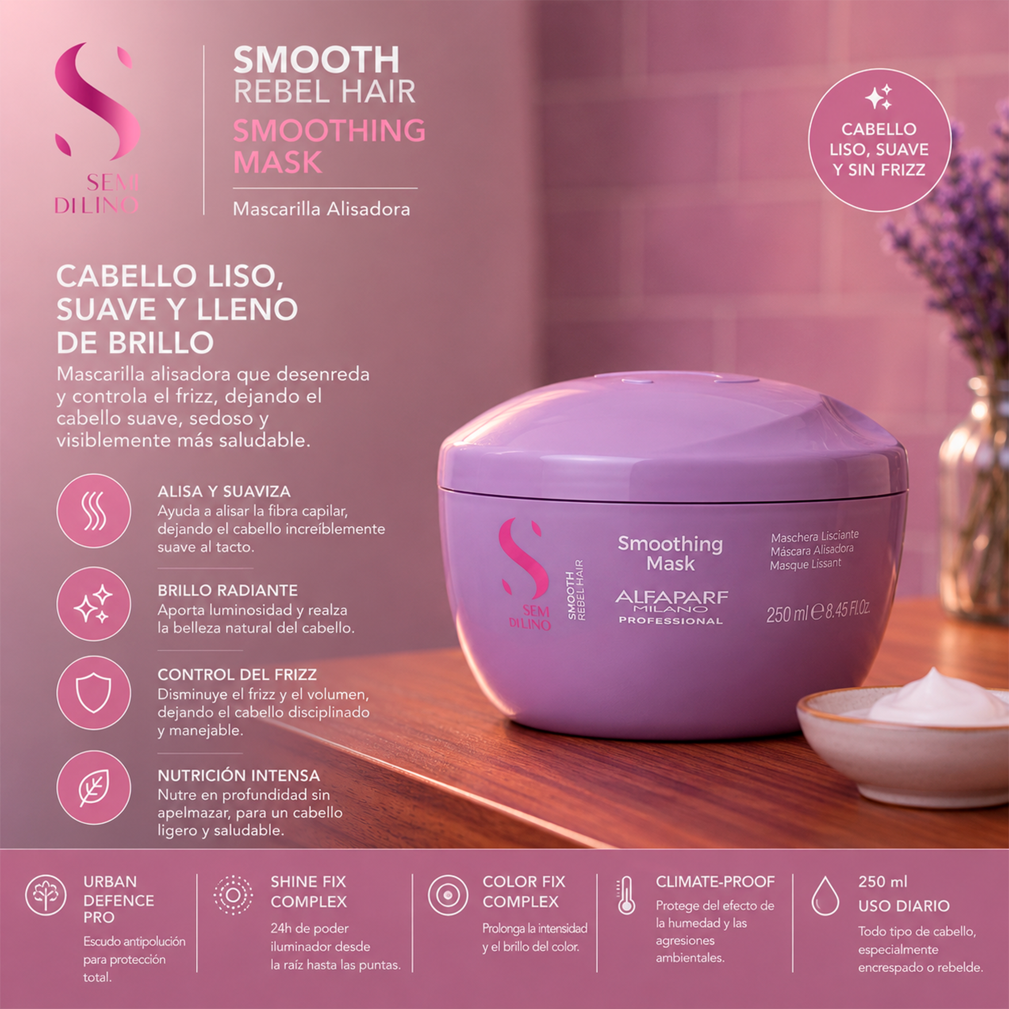 Alfaparf Semi Di Lino Moisture Reparative Mascarilla