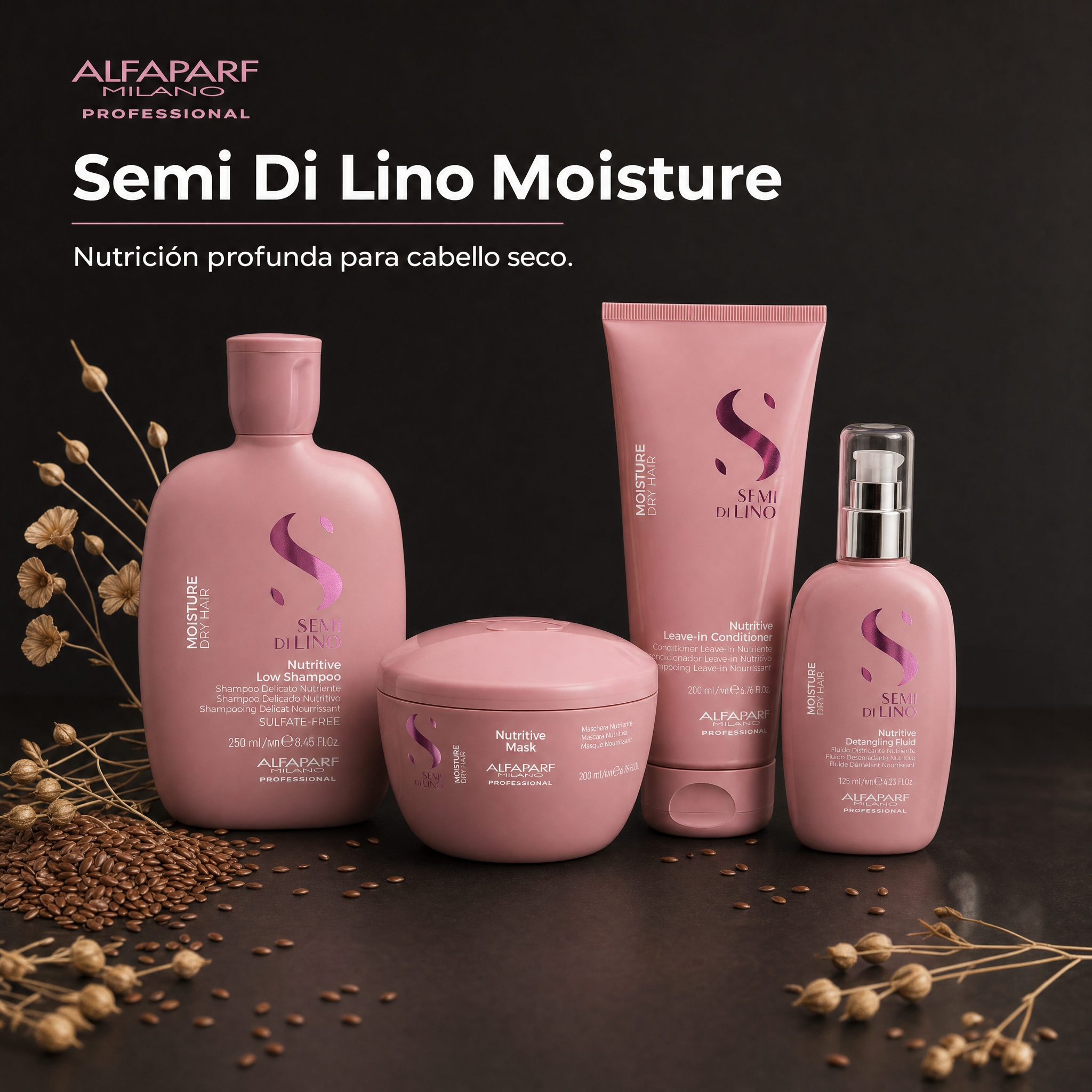 Alfaparf Semi Di Lino Moisture Nutritive Low Shampoo