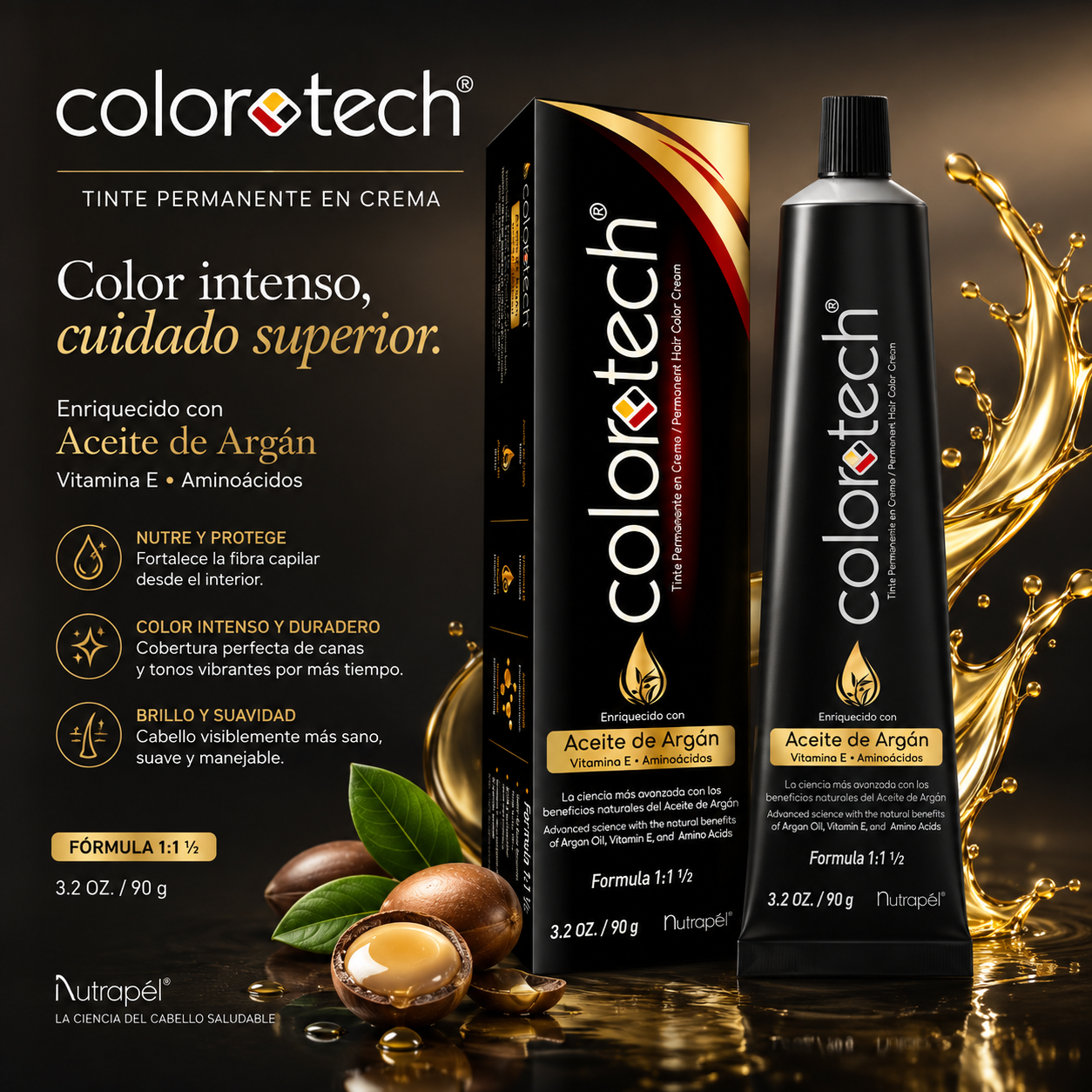 NUTRAPÉL TINTE COLORTECH RECARGADOS 90 GR