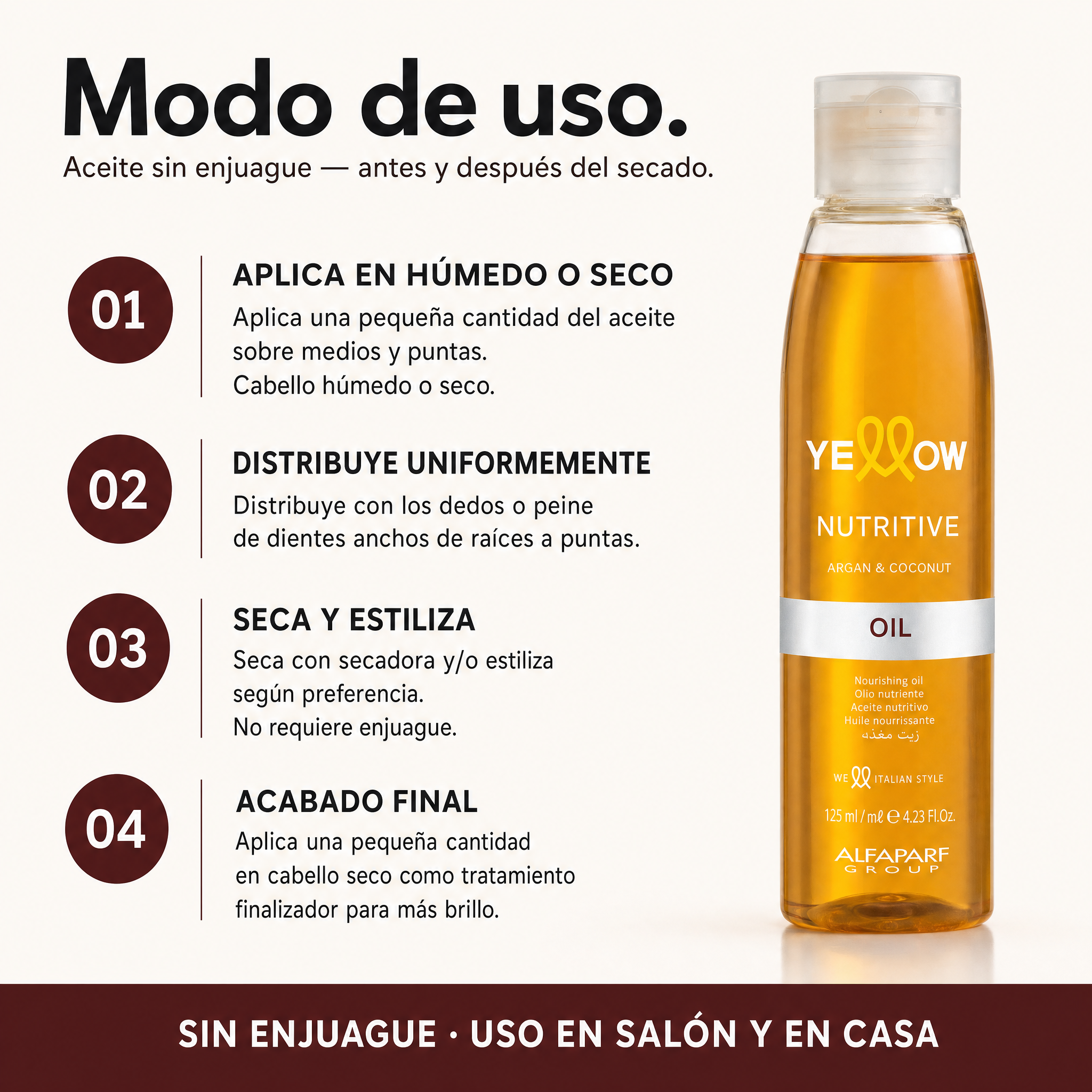 Alfaparf Yellow Nutritive Oil 125 ml