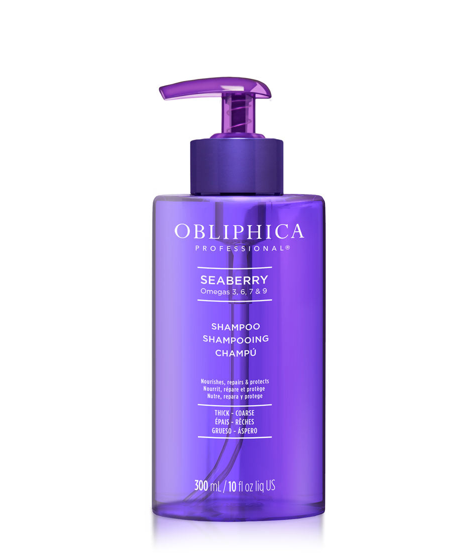 Obliphica Seaberry Colección Suavidad y Control Cabello Medio a Grueso 3 Pzas