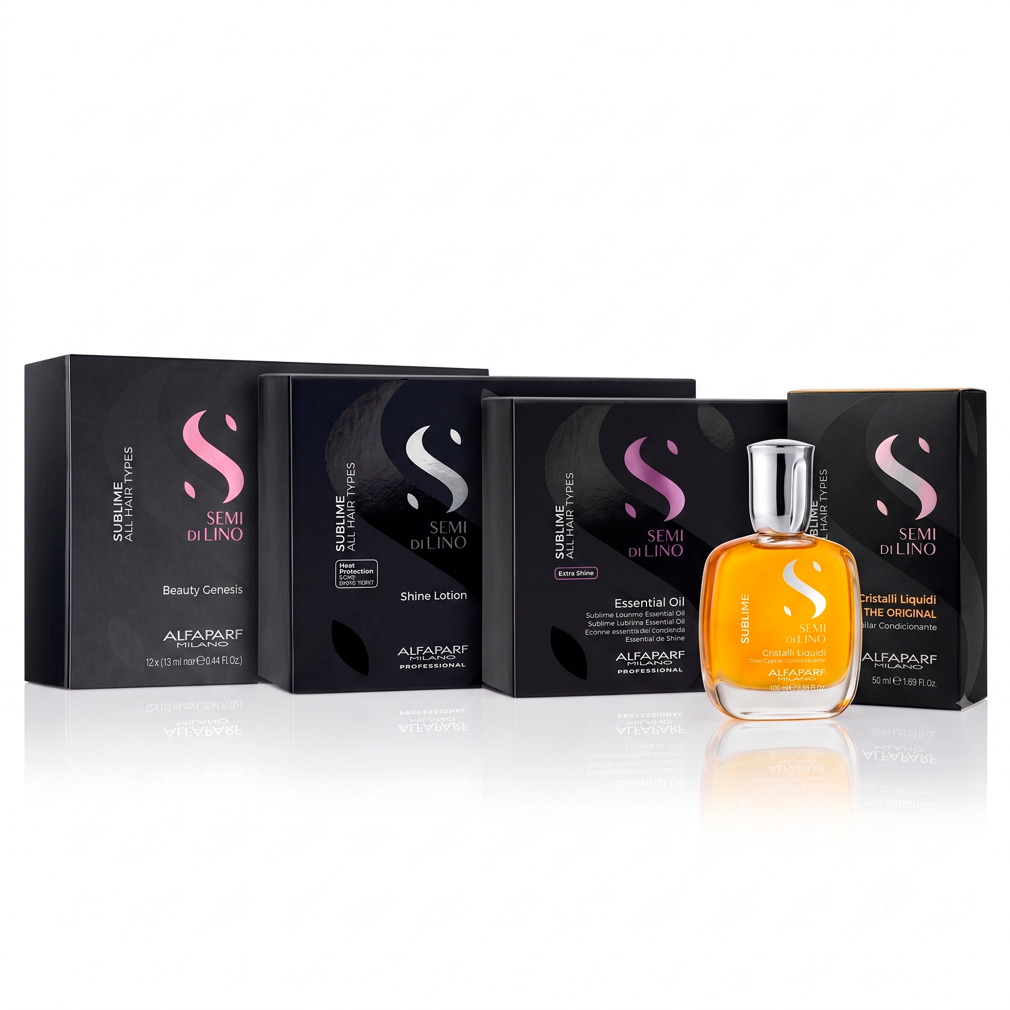 Alfaparf Semi Di Lino Sublime Ampolletas Sublime Shine Lotion 12 pzas x 13 ml