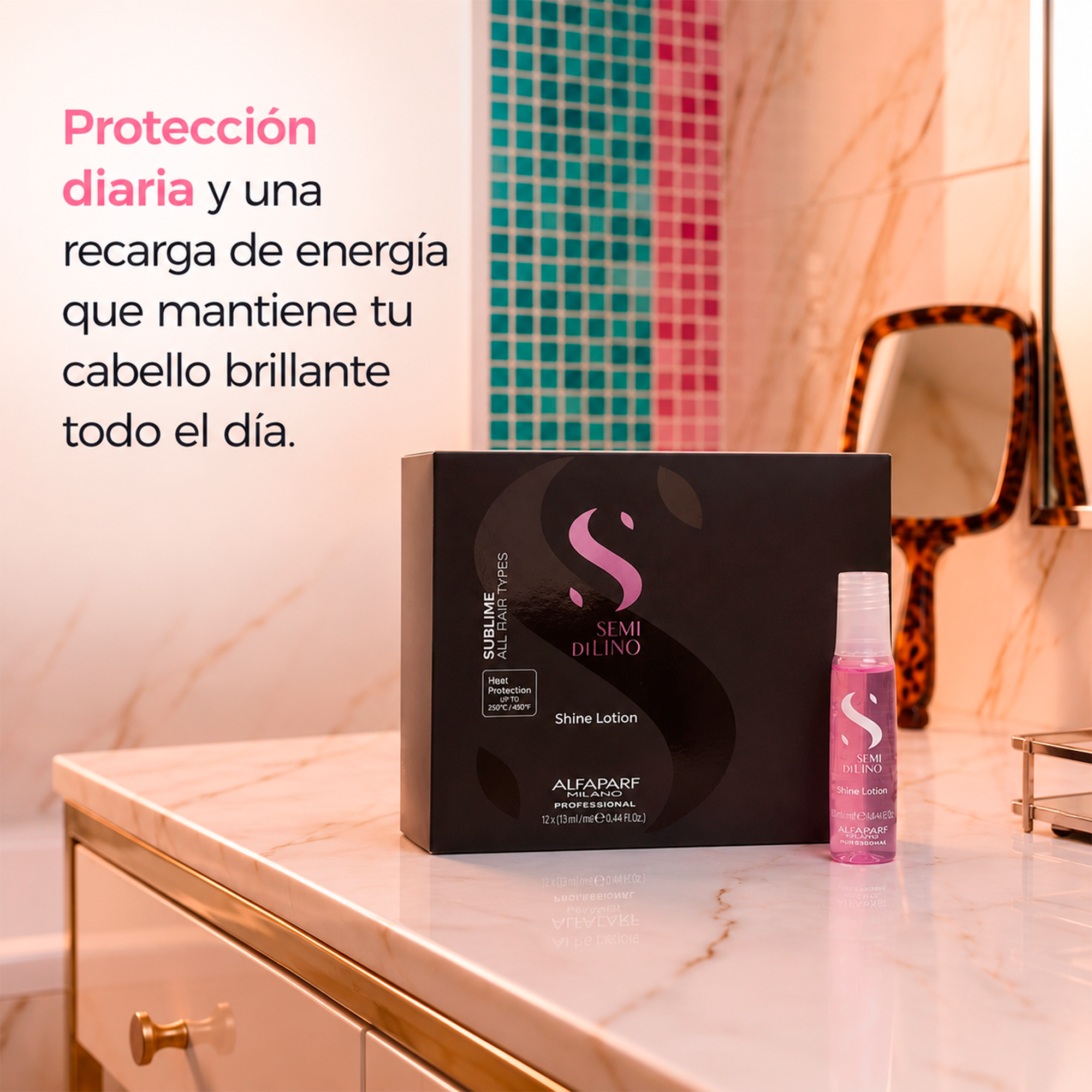 Alfaparf Semi Di Lino Sublime Ampolletas Sublime Shine Lotion 12 pzas x 13 ml