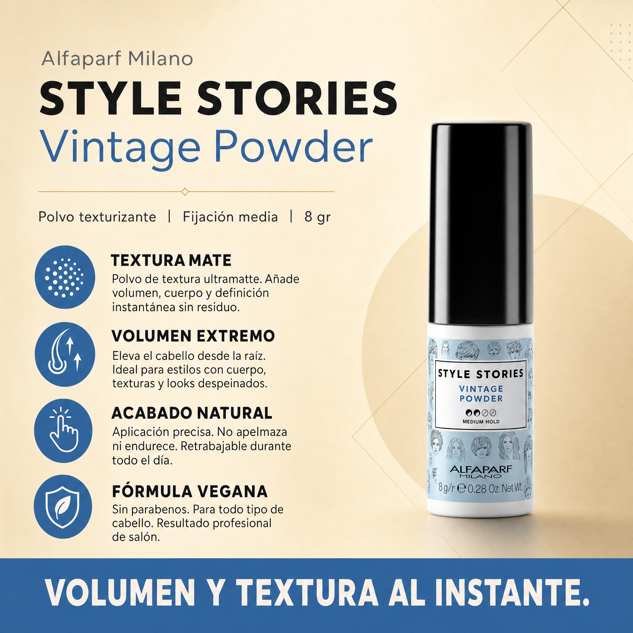 Alfaparf Style Stories Vintage Powder 8 gr