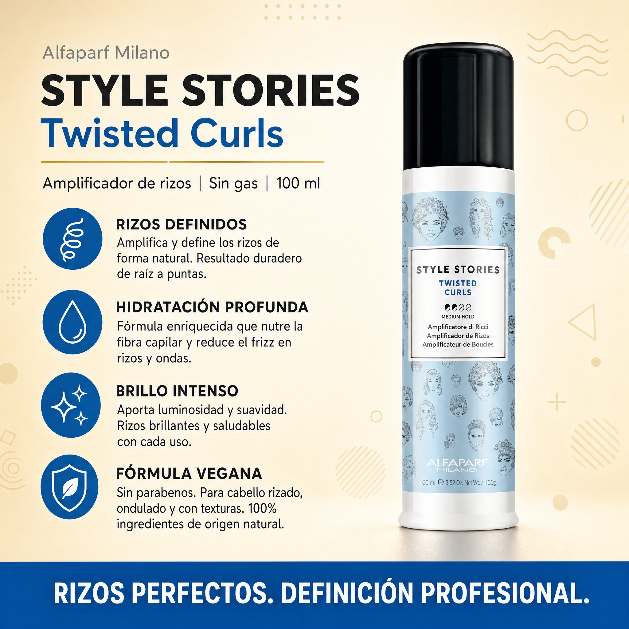 Alfaparf Style Stories Twisted Curls 100 ml