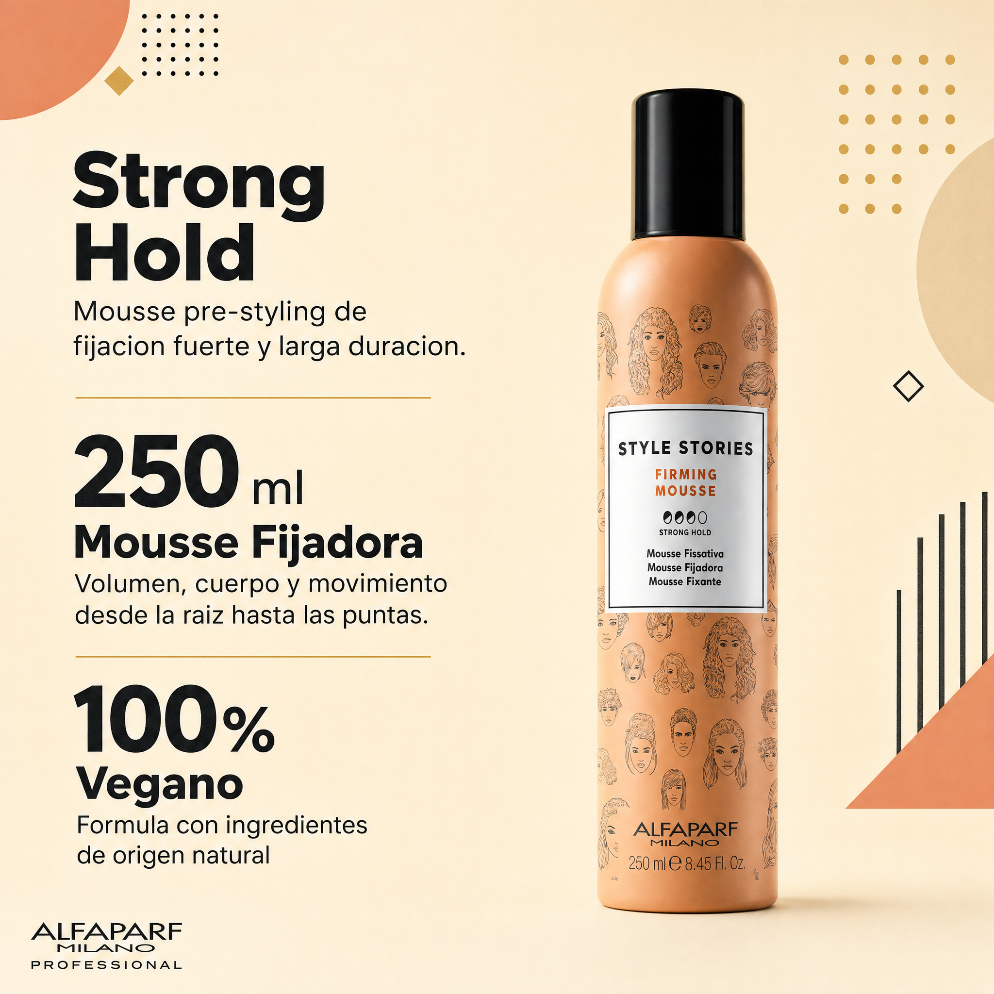 Alfaparf Style Stories Firming Mousse 250 ml