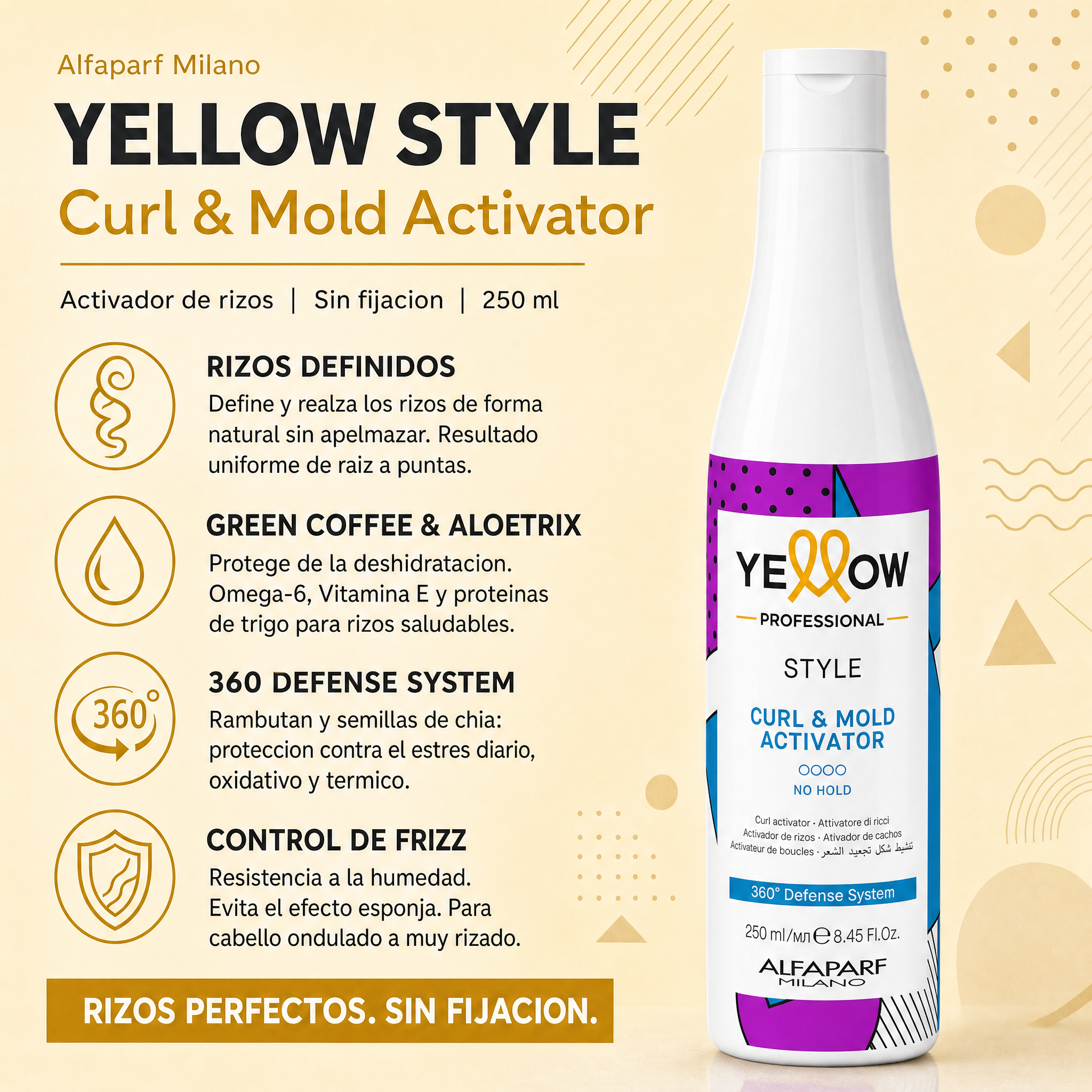 Alfaparf Yellow Style Curl & Mold Activator 250 ml
