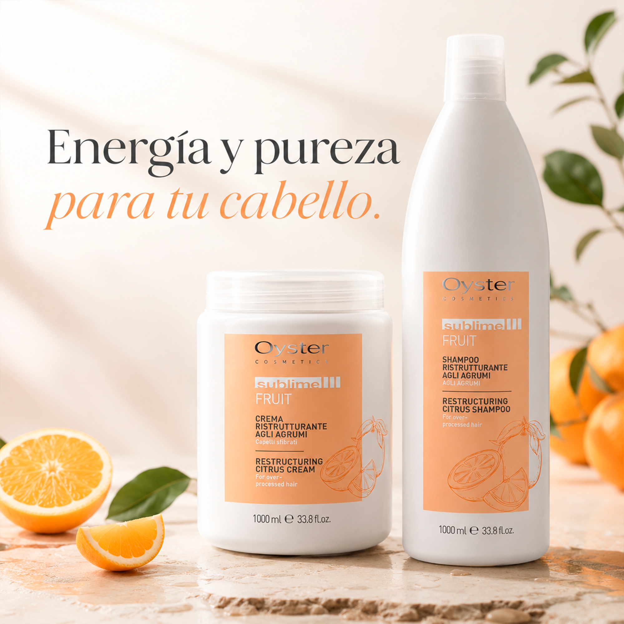 Oyster Cosmetics Sublime Shampoo Al Citrus 1 L