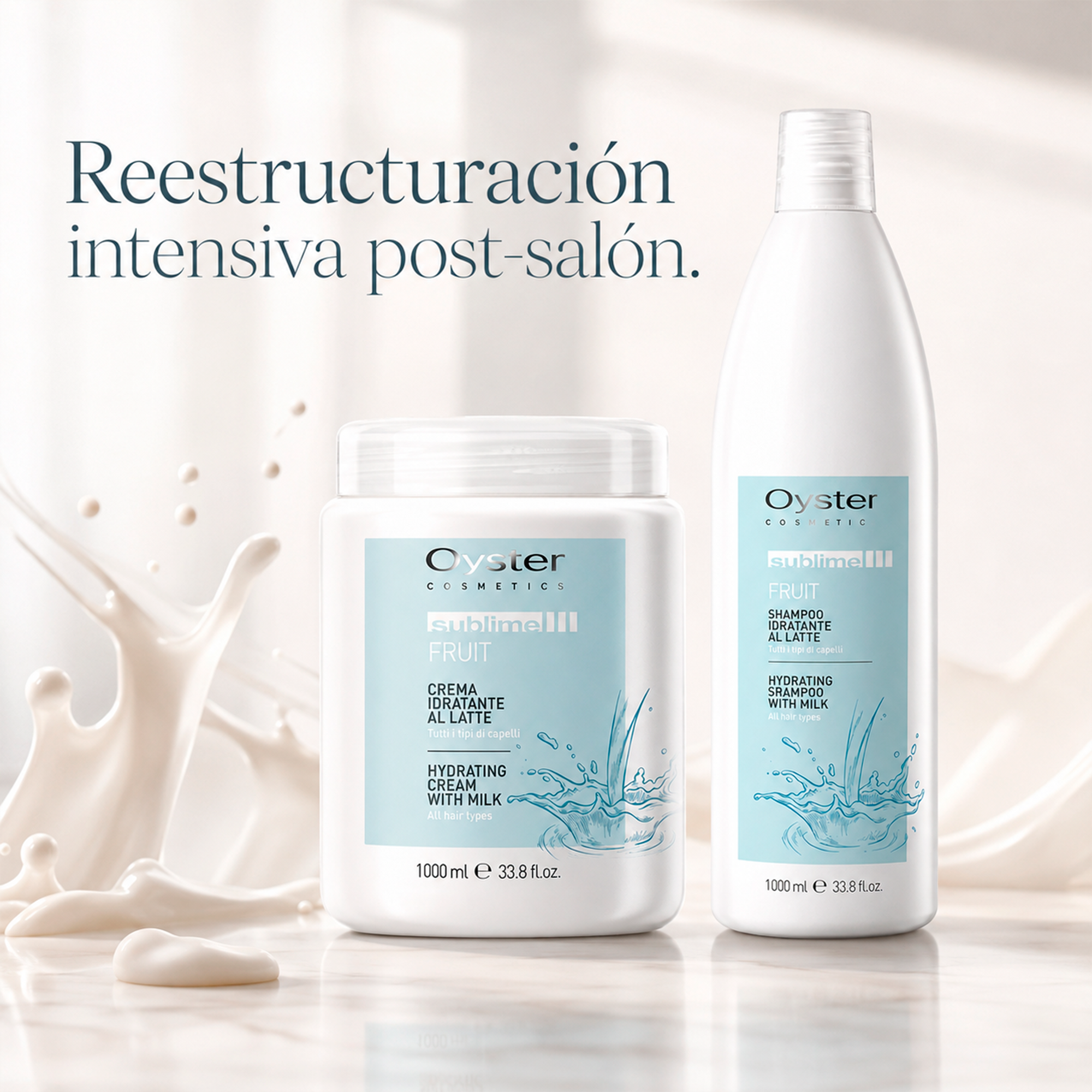 Oyster Cosmetics Sublime Maschera Al Latte 1 L