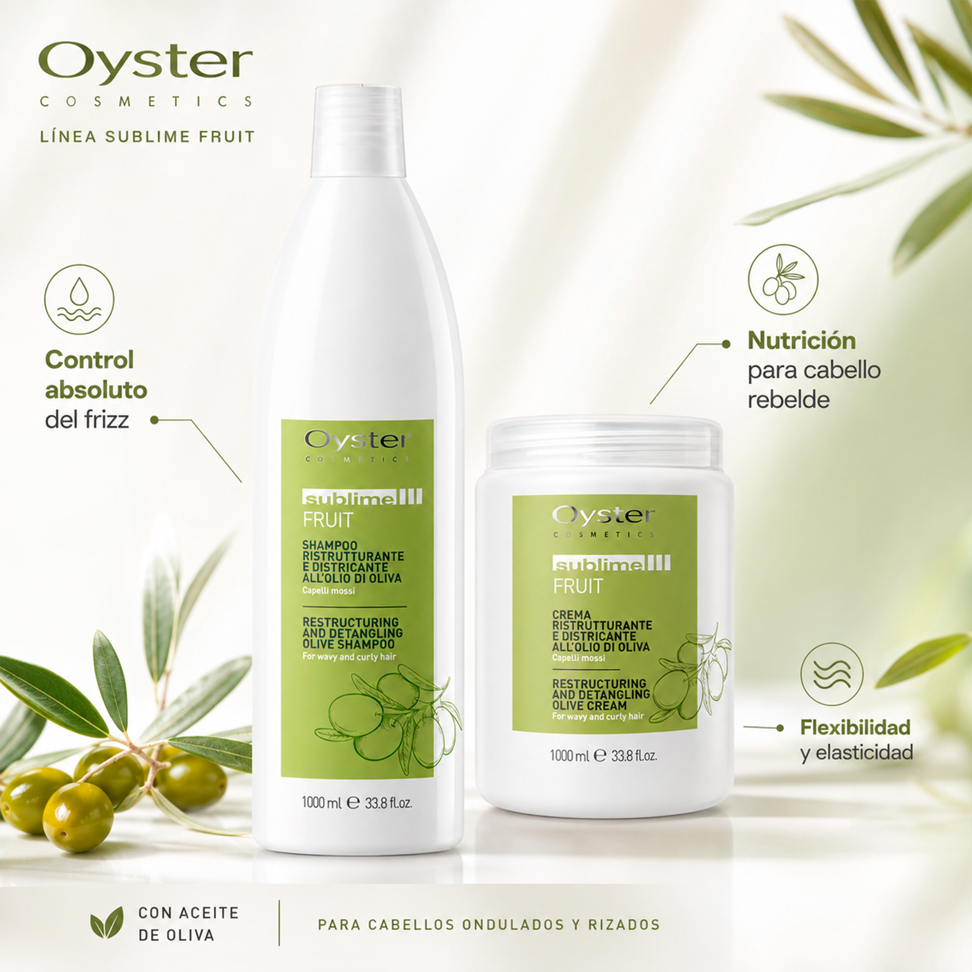 Oyster Cosmetics Sublime Maschera All Olio di Oliva 1 L