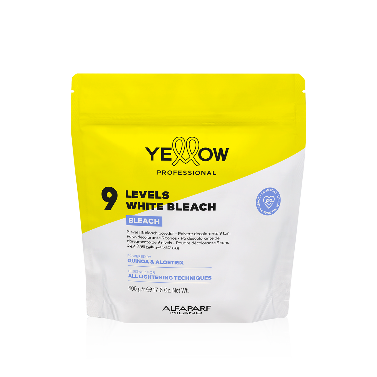 Alfaparf Yellow Bleach 9 Levels 500 gr — Yellow Professional, Alfaparf Milano