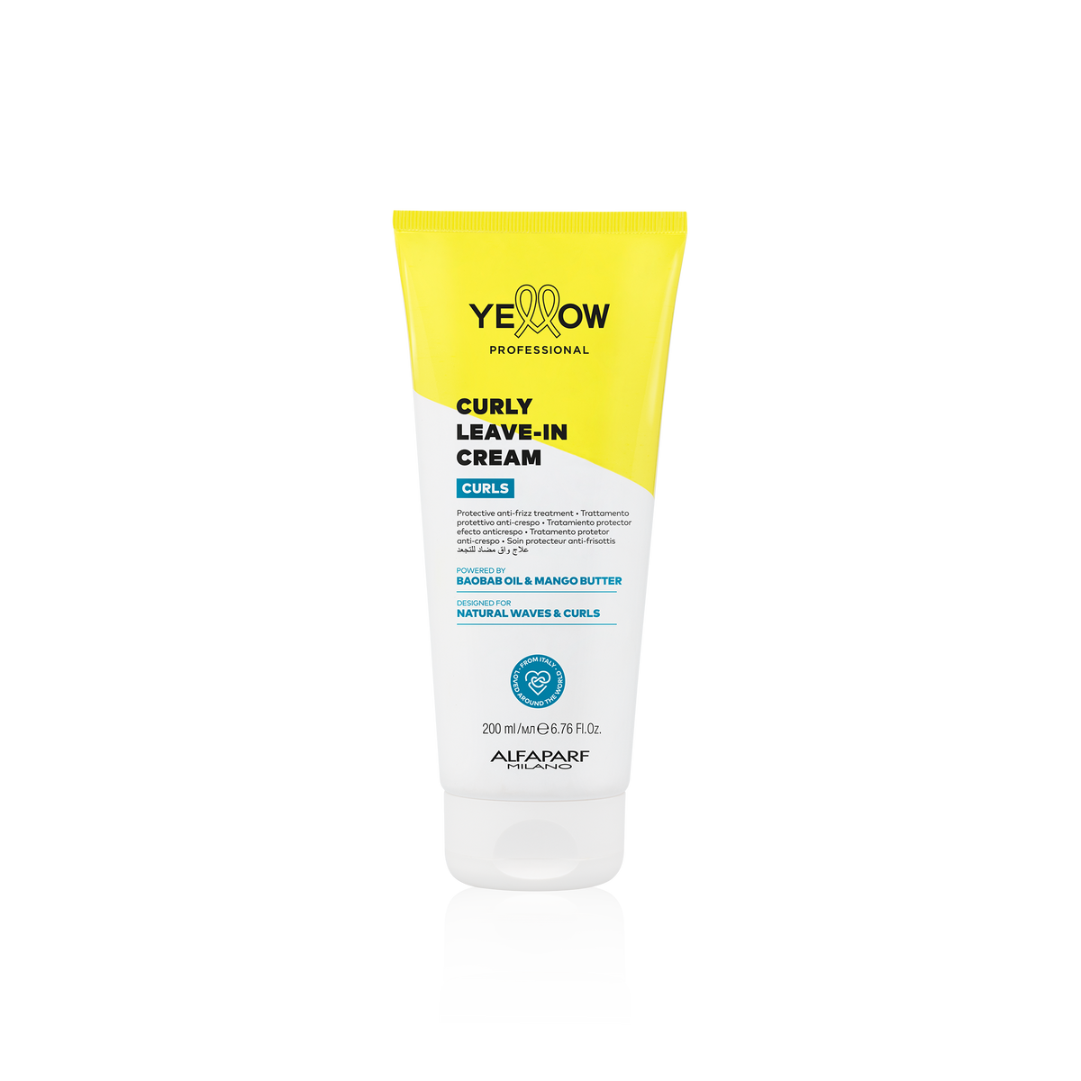 Alfaparf Yellow Curls Leave-in Cream 200 ml — Yellow Professional, Alfaparf Milano