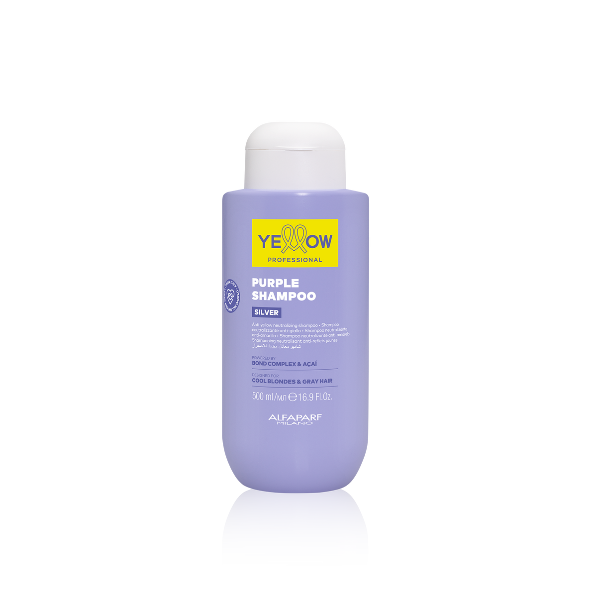 Alfaparf Yellow Silver Shampoo 500 ml — Yellow Professional, Alfaparf Milano
