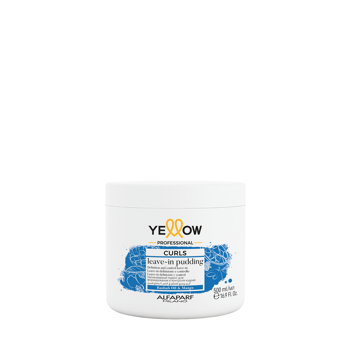 Alfaparf Yellow Curls Leave-in Pudding 500 ml — Yellow Professional, Alfaparf Milano