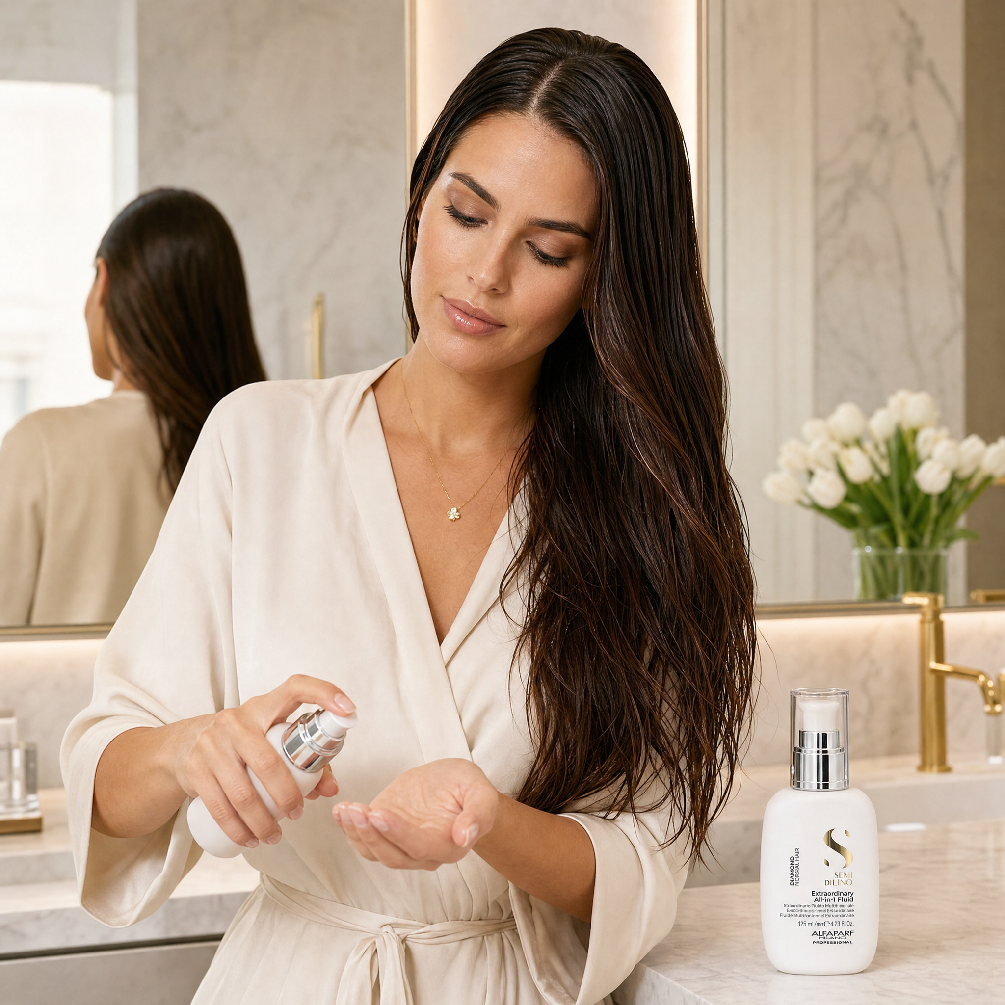 Alfaparf Semi Di Lino Diamond Iluminating Extraordinary All in One Fluid 125 ml