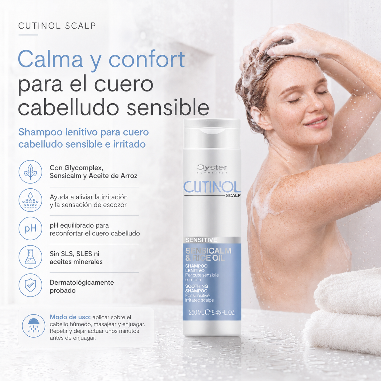 Oyster Cosmetics Cutinol Scalp Sensitive Shampoo