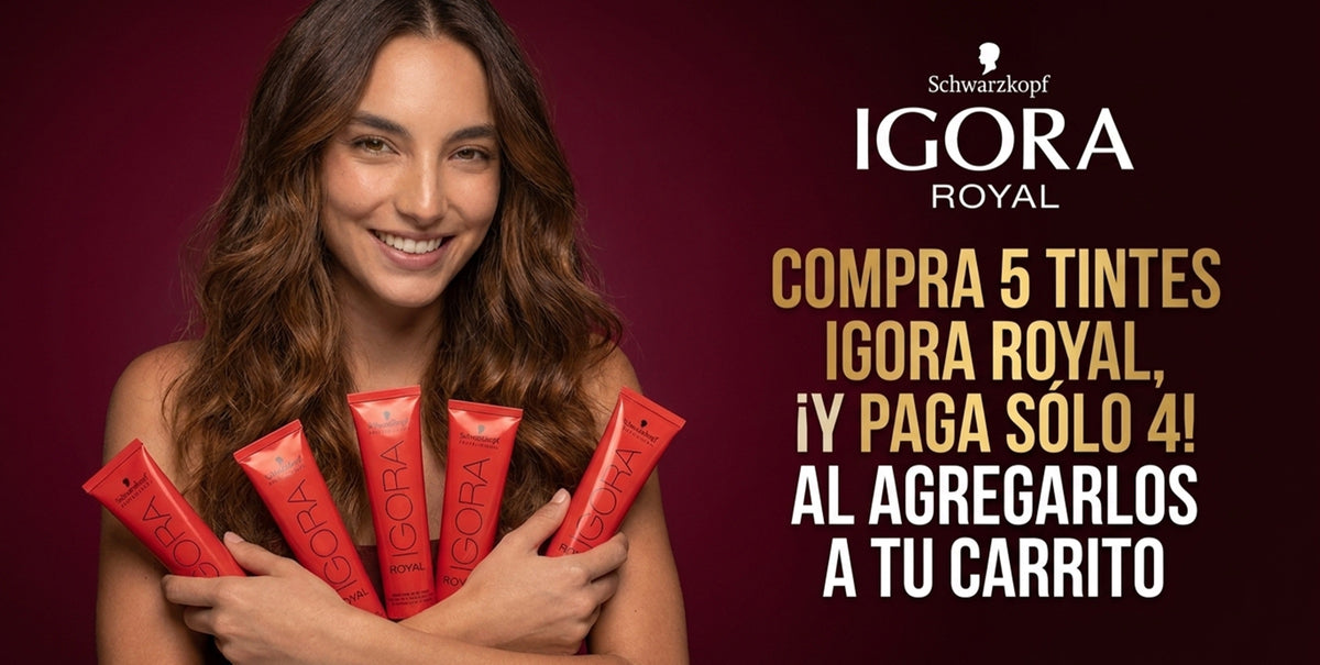 Schwarzkopf Igora Royal: agrega 5 tintes a tu carrito y paga solo 4