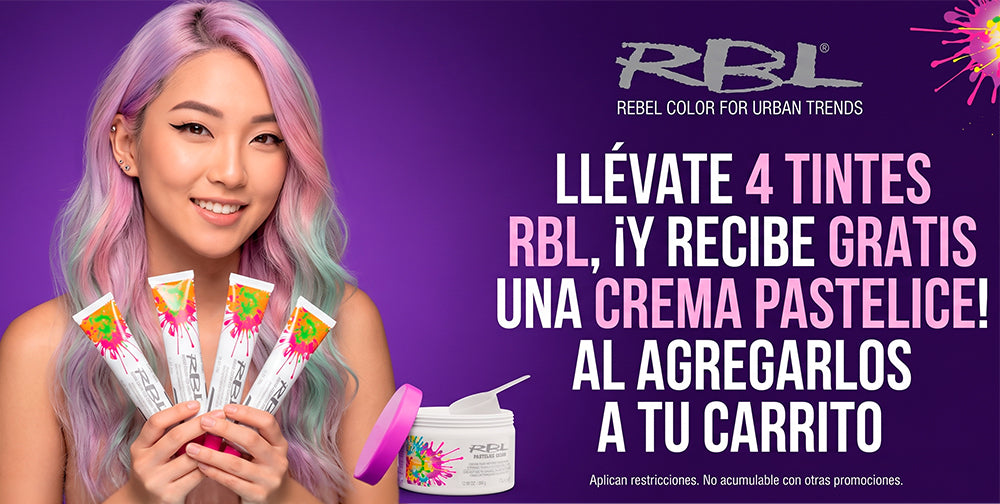 RBL: llévate 4 tintes y recibe gratis una crema Pastelice