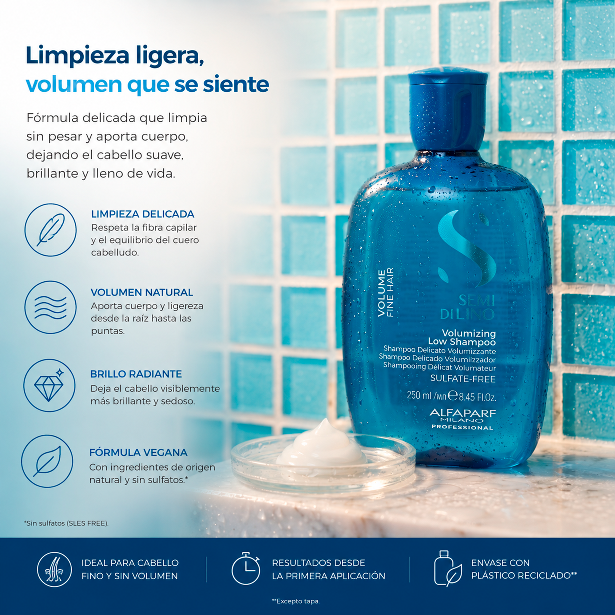 Alfaparf Semi Di Lino Volume Volumizing Low Shampoo 250 ml