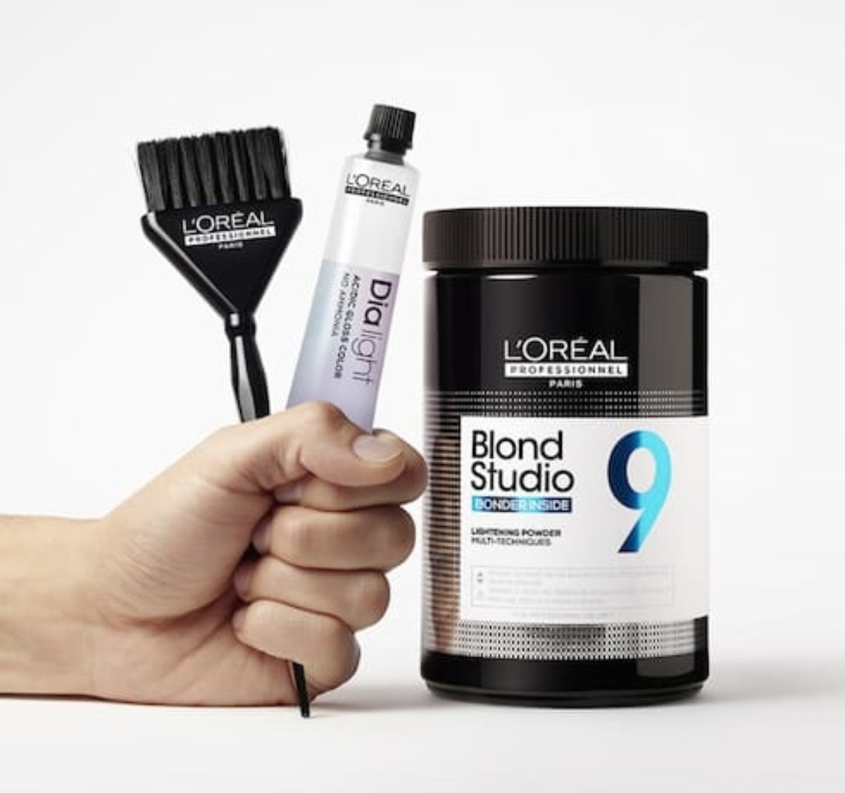 POLVO DECOLORANTE BLOND STUDIO BONDER INSIDE 9 NIVELES 500 G - L&#39;OR?AL