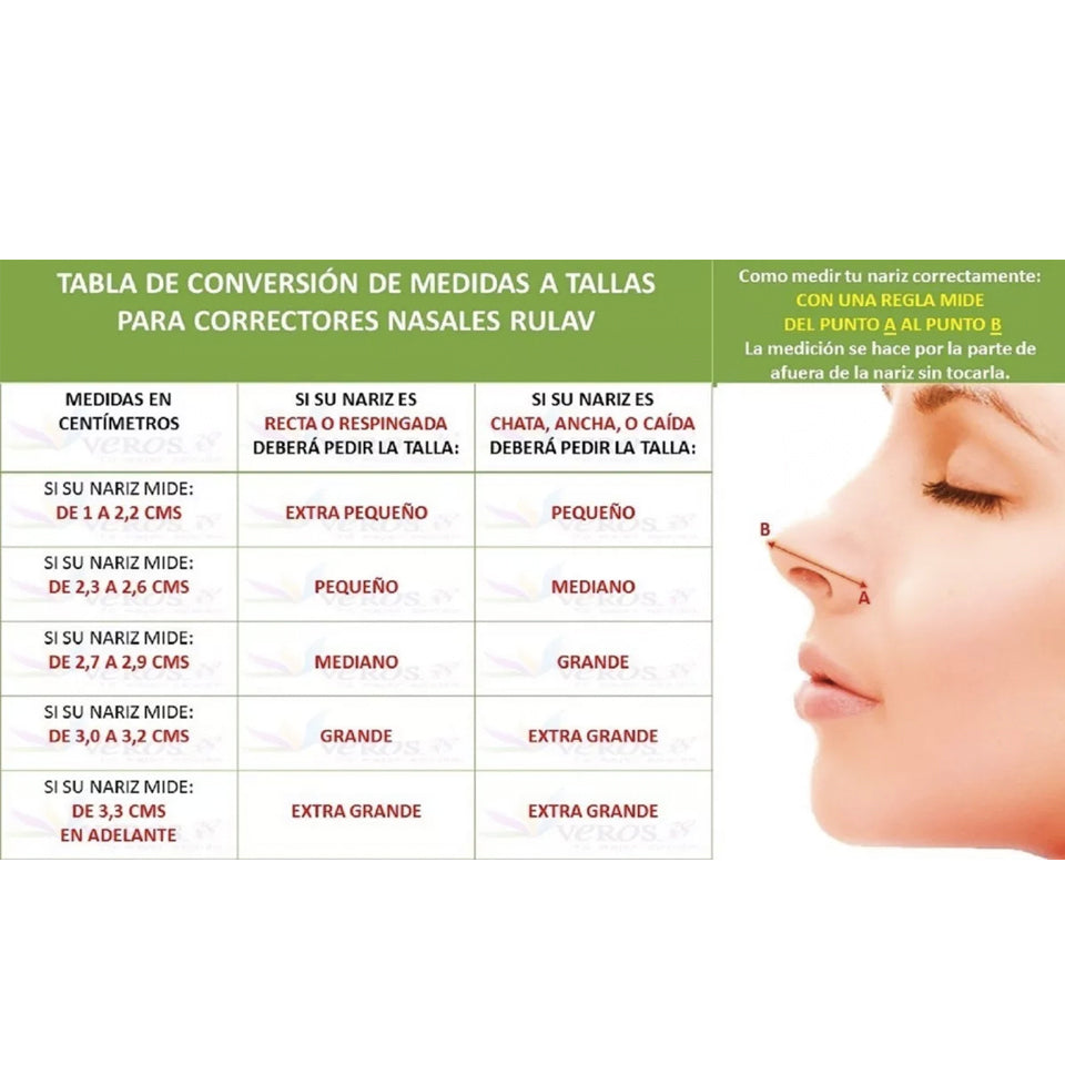 CORRECTOR NASAL EXTRA PEQUEÑO - RULAV