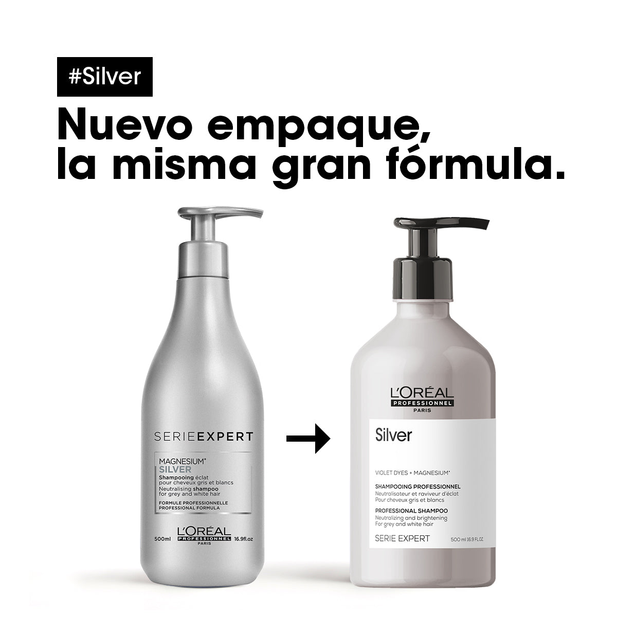 L'Oréal Professionnel Shampoo Silver Serie Expert 500ml