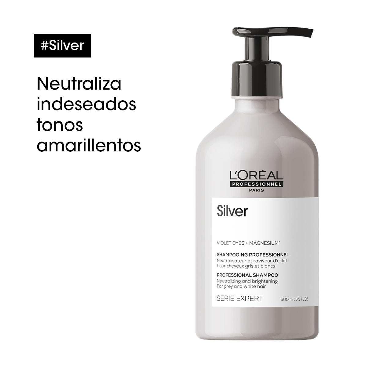 L'Oréal Professionnel Shampoo Silver Serie Expert 500ml