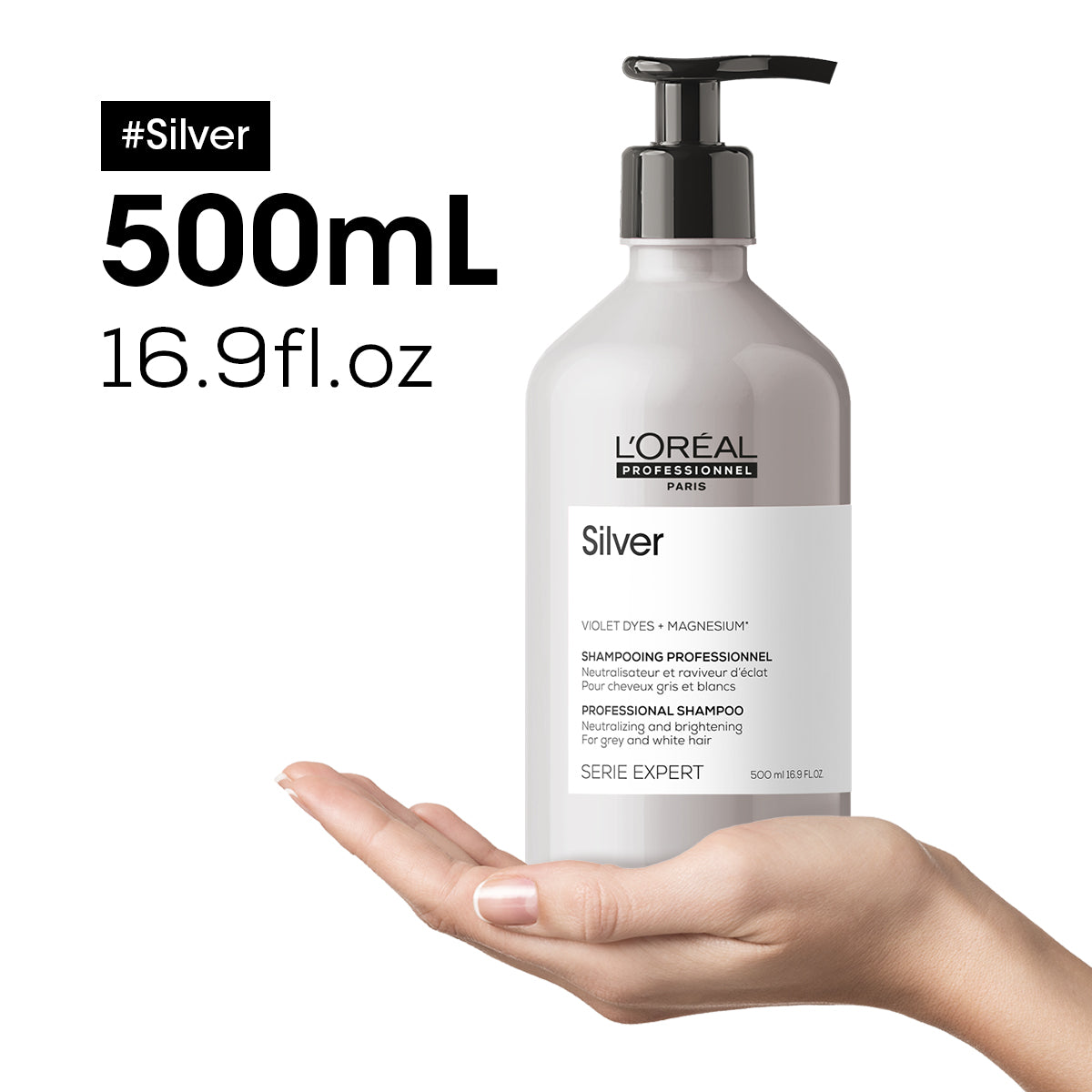 L'Oréal Professionnel Shampoo Silver Serie Expert 500ml