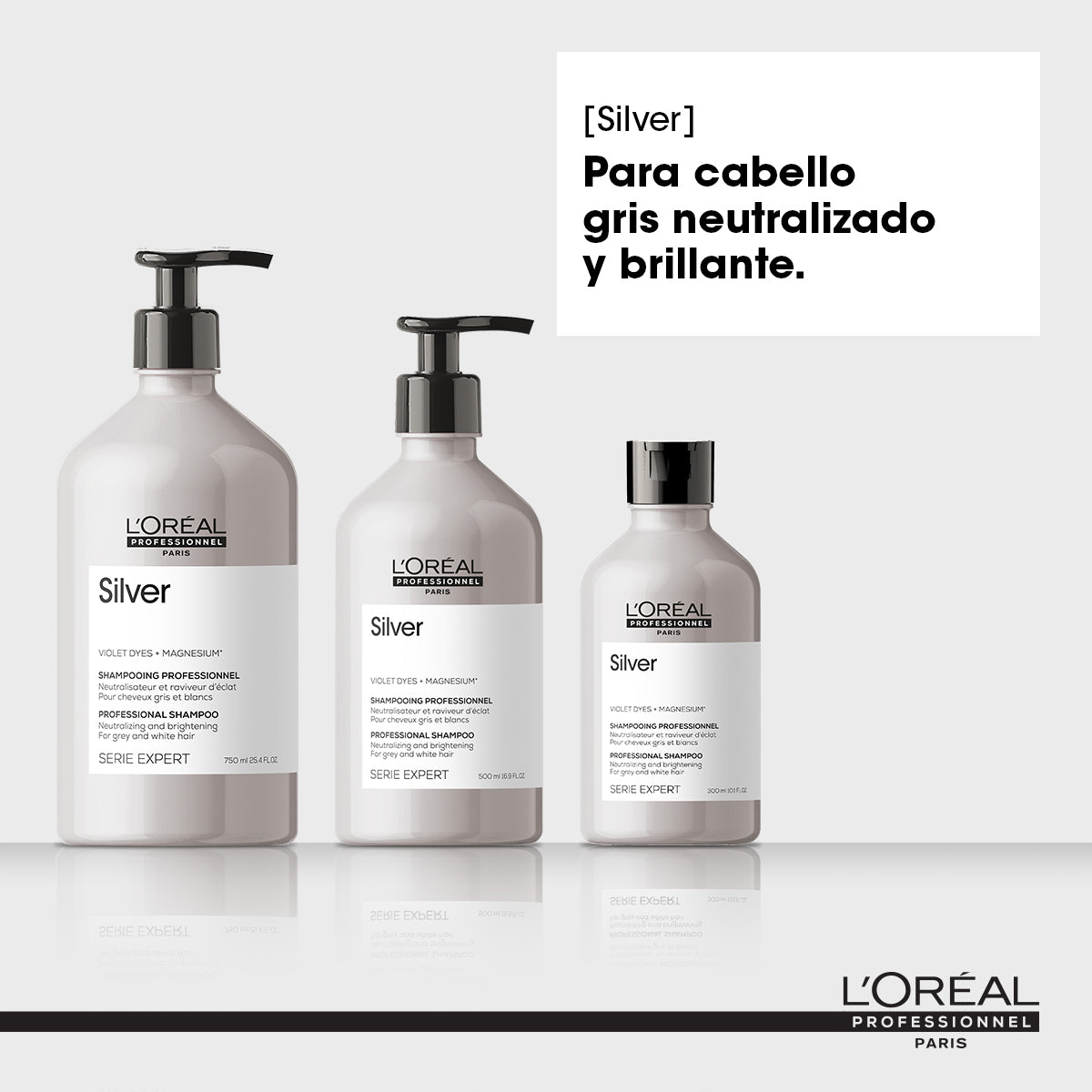 L'Oréal Professionnel Shampoo Silver Serie Expert 500ml