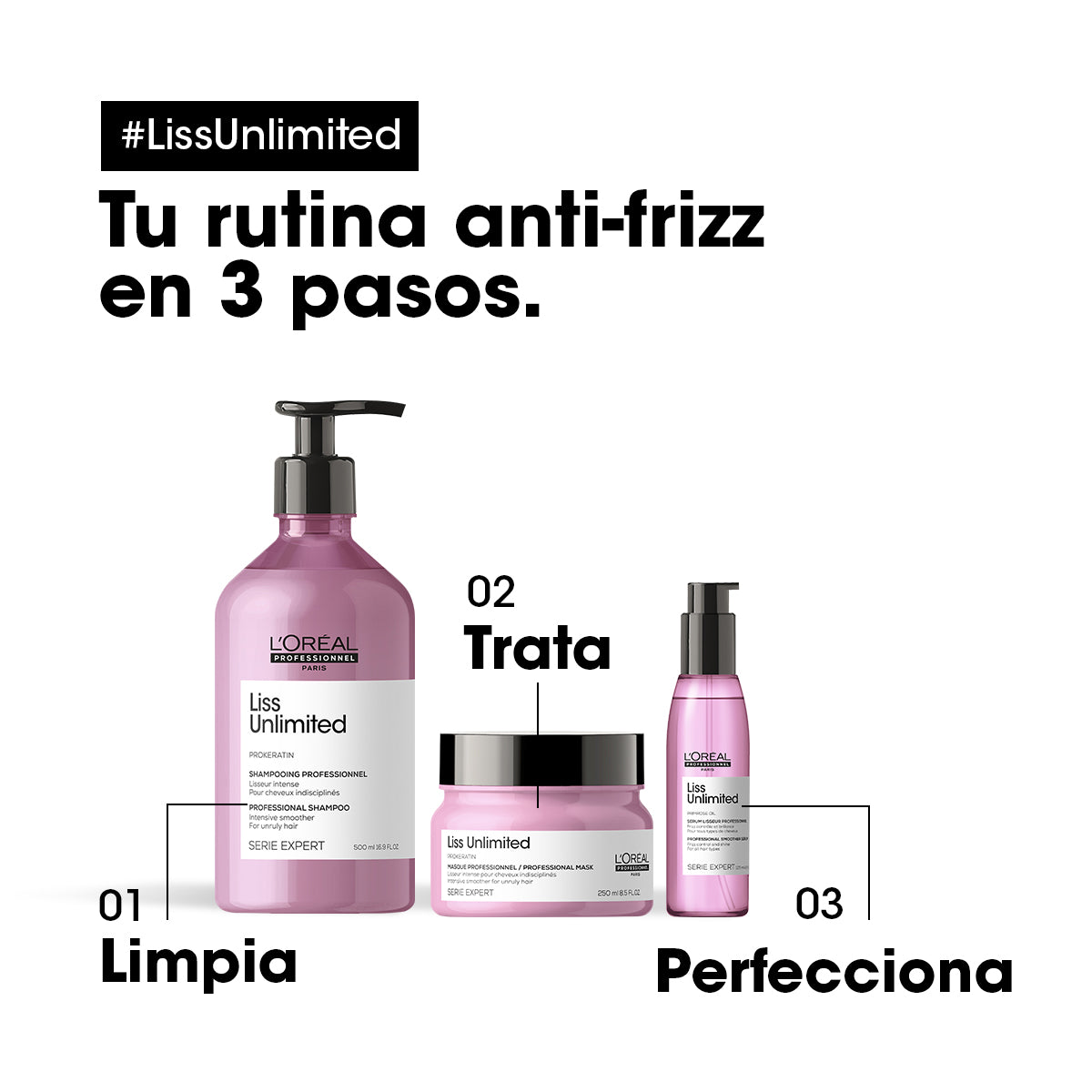 L'Oréal Professionnel Serie Expert Liss Unlimited Serum 125 ml