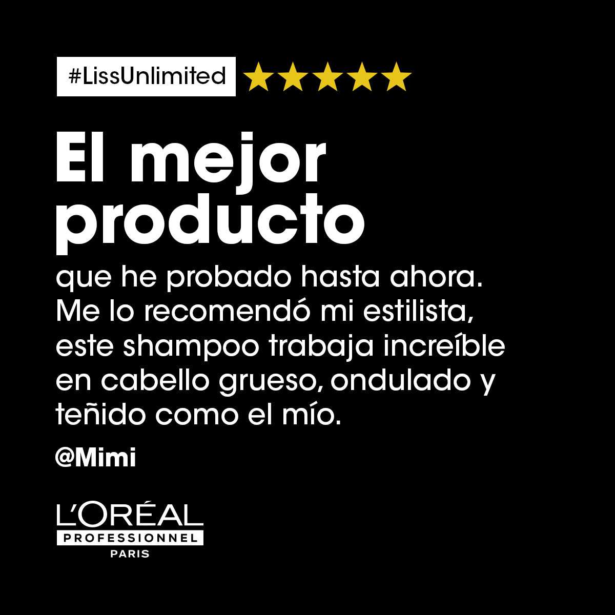 L'Oréal Professionnel Serie Expert Liss Unlimited Shampoo 300 ml