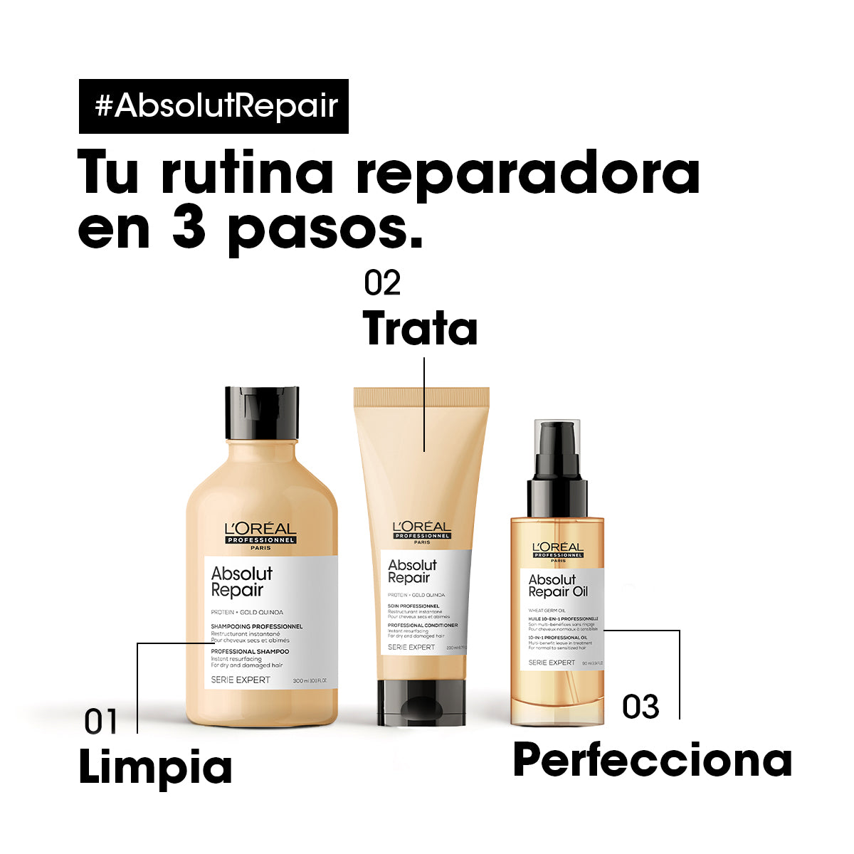 L'Oréal Professionnel Serie Expert Absolut Repair Aceite 10 en 1 90 ml