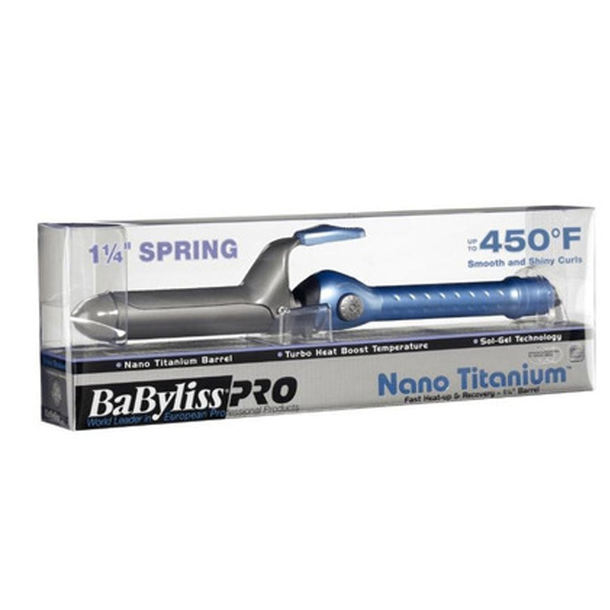 BaBylissPRO Rizadora Nano Titanium 1 1/4" Profesional