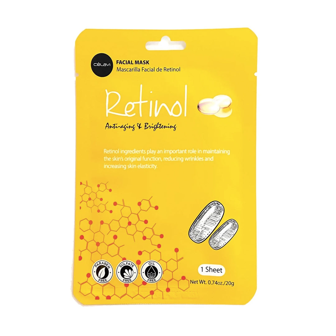 Mascarilla Facial Retinol Anti-Edad 1 pza