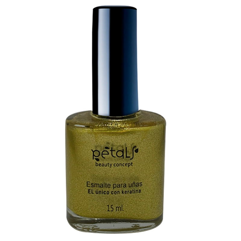 ESMALTE PARA UÑAS PETALS N25 METAL GOLDEN