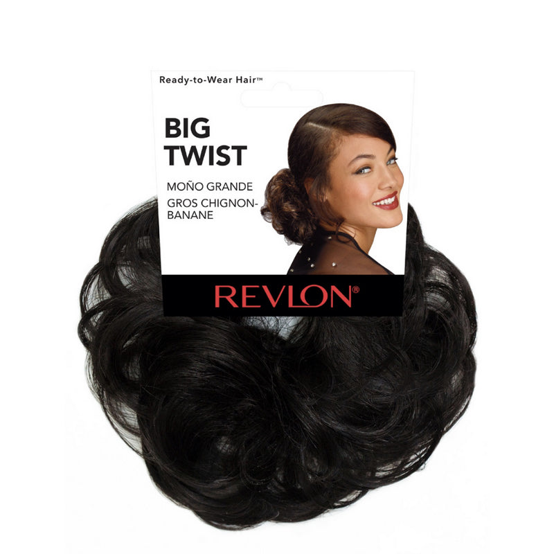 REVLON BIG TWIST DARK BROWN MOÑO GRANDE