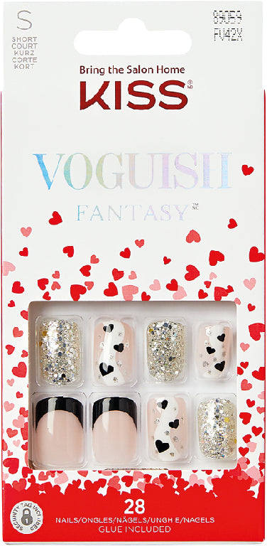 KISS UÑAS POSTIZAS VOGUISH FANTASY FV42X VALENTINES