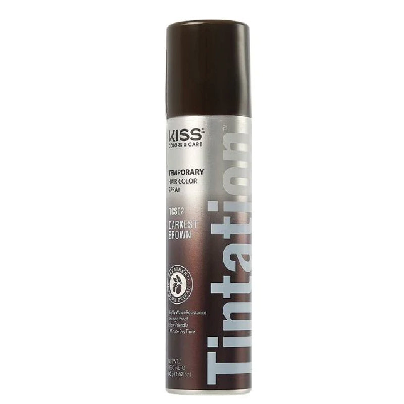 KISS KC TINTATION COLOR SPRAY DARKEST BROWN