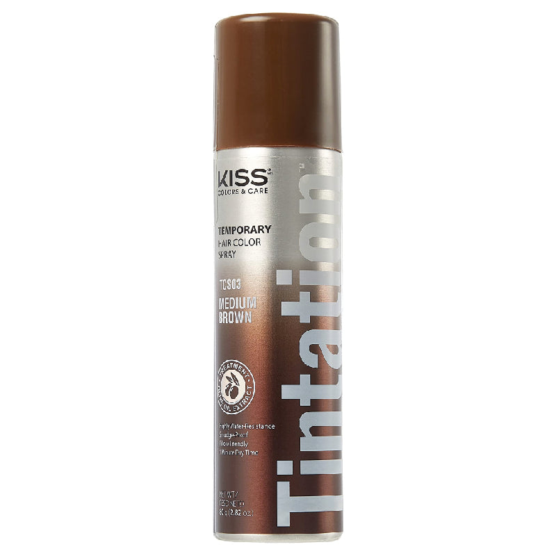 KISS KC TINTATION COLOR SPRAY MEDIUM BROWN